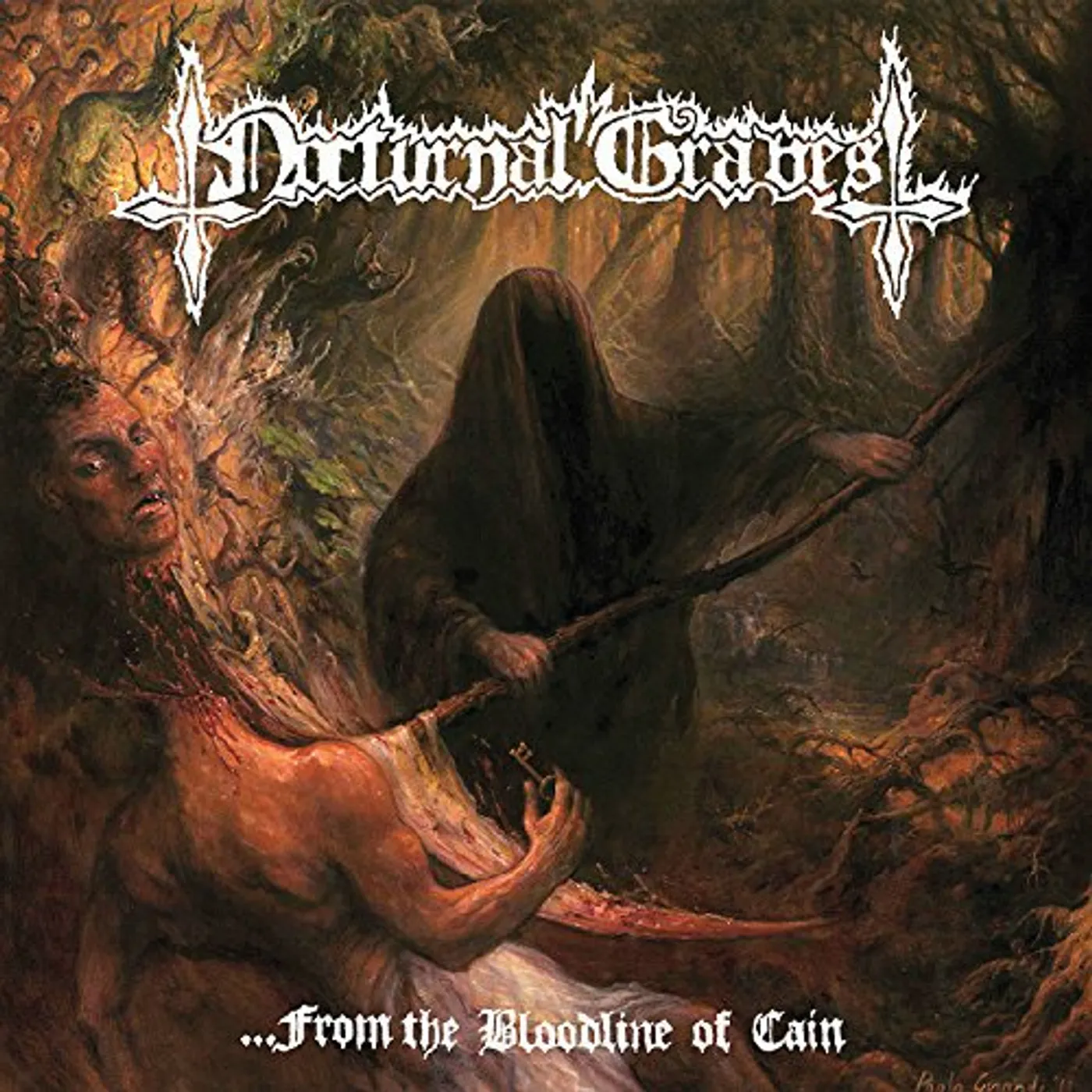 Nocturnal Graves FROM THE BLOODLINE OF CAIN Vinyl Record