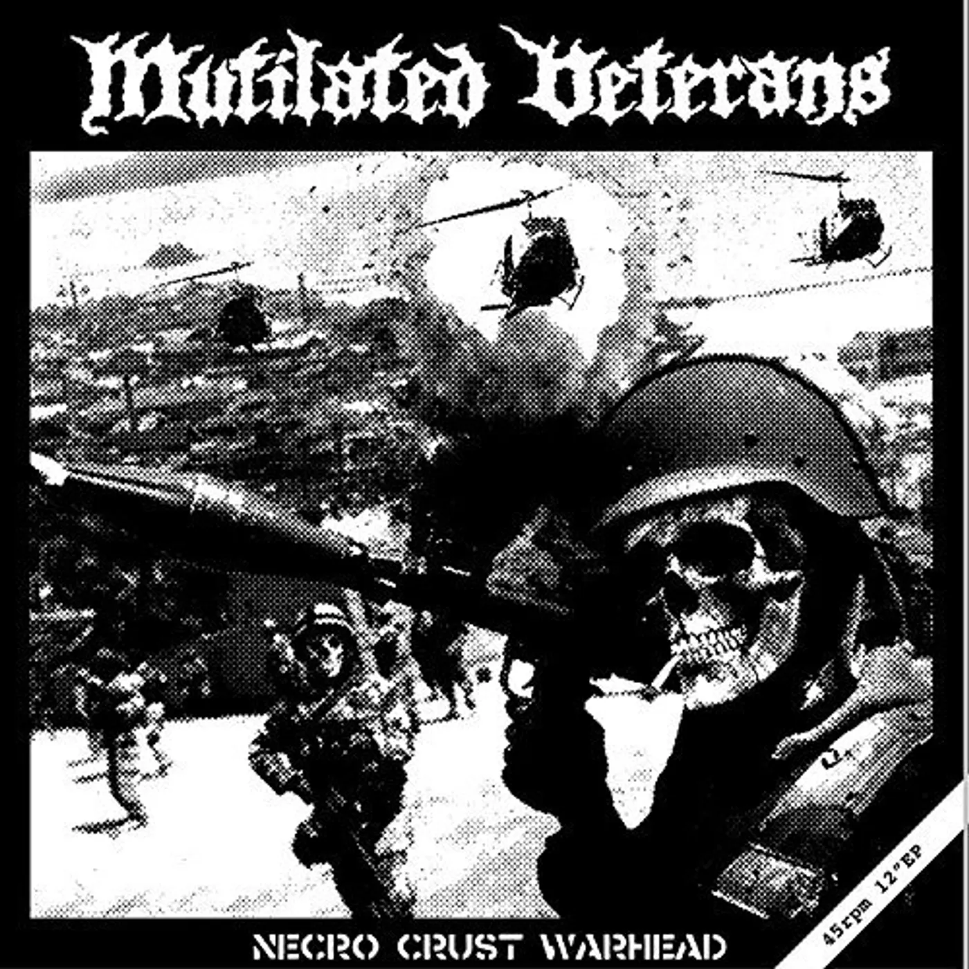 Mutilated Veterans Necro Crust Warhead Vinyl Record