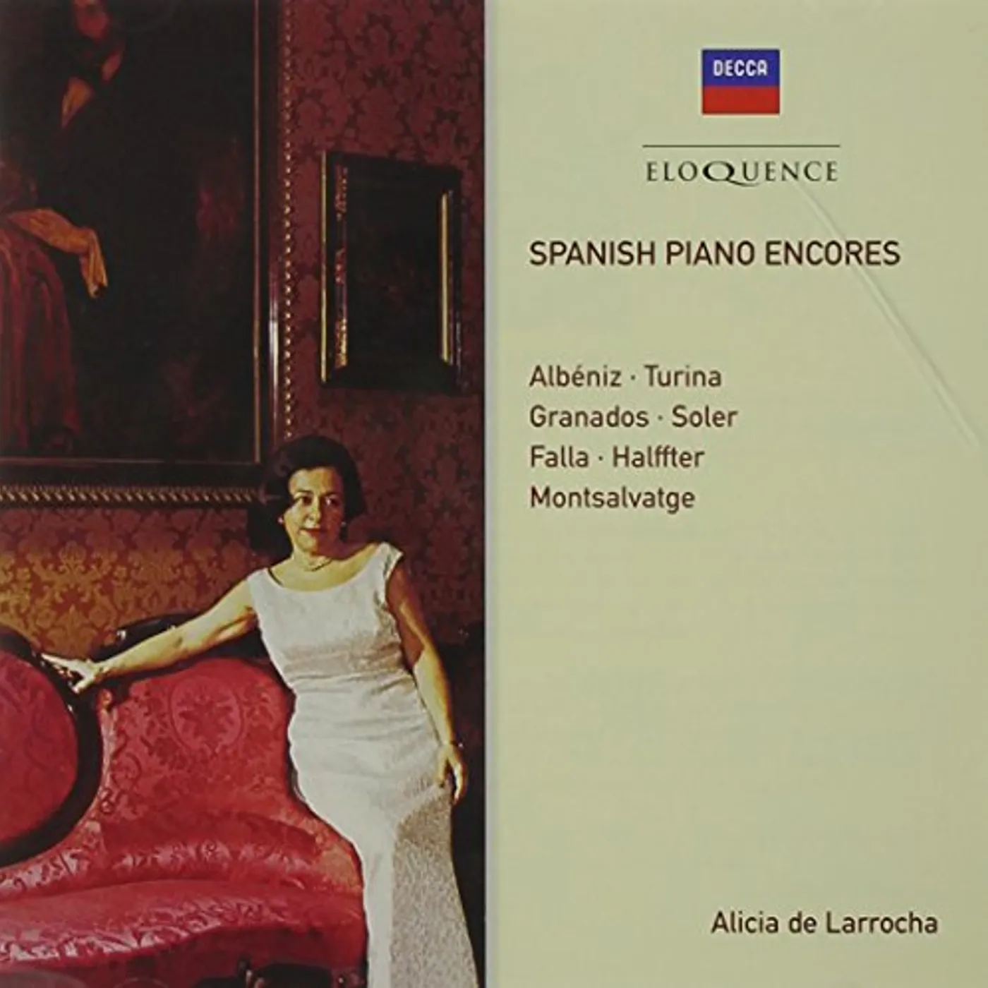 Alicia de Larrocha SPANISH PIANO ENCORES CD