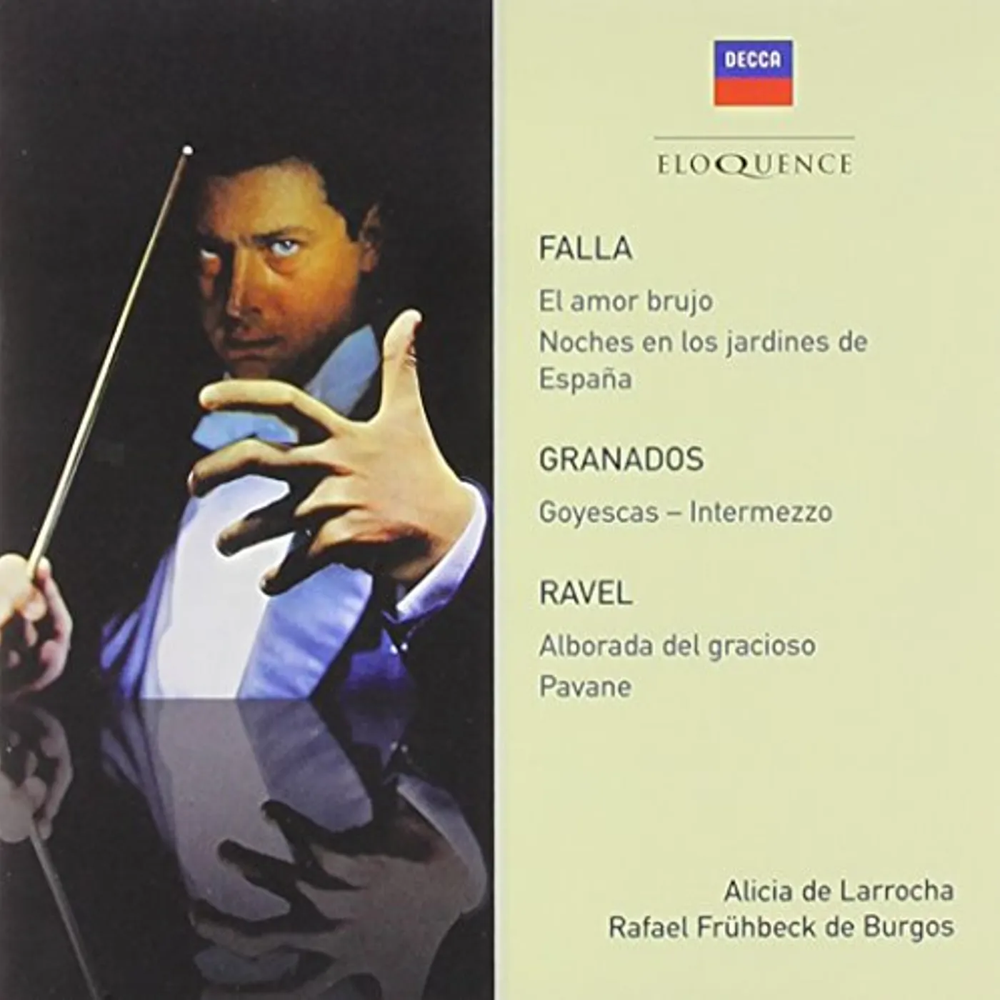 Alicia de Larrocha FALLA GRANADOS RAVEL: ORCHESTRAL WORKS CD