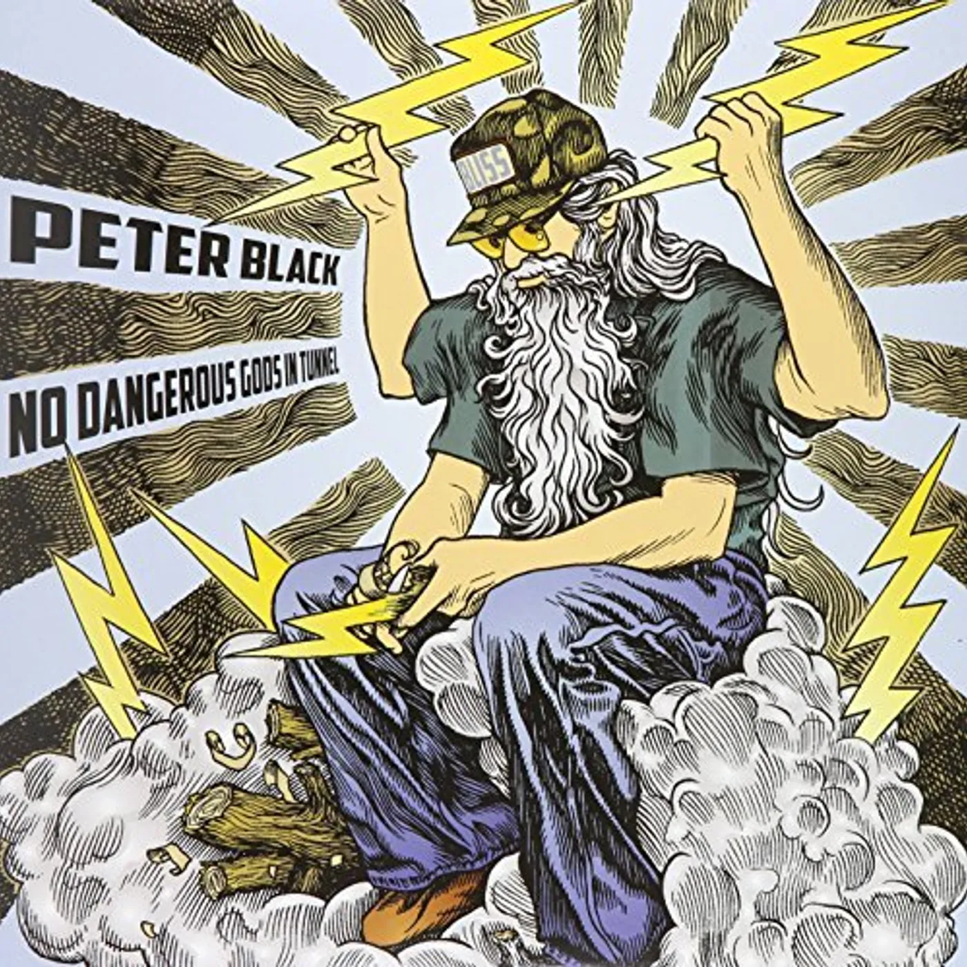 Peter Black NO DANGEROUS GODS IN TUNNEL Vinyl Record