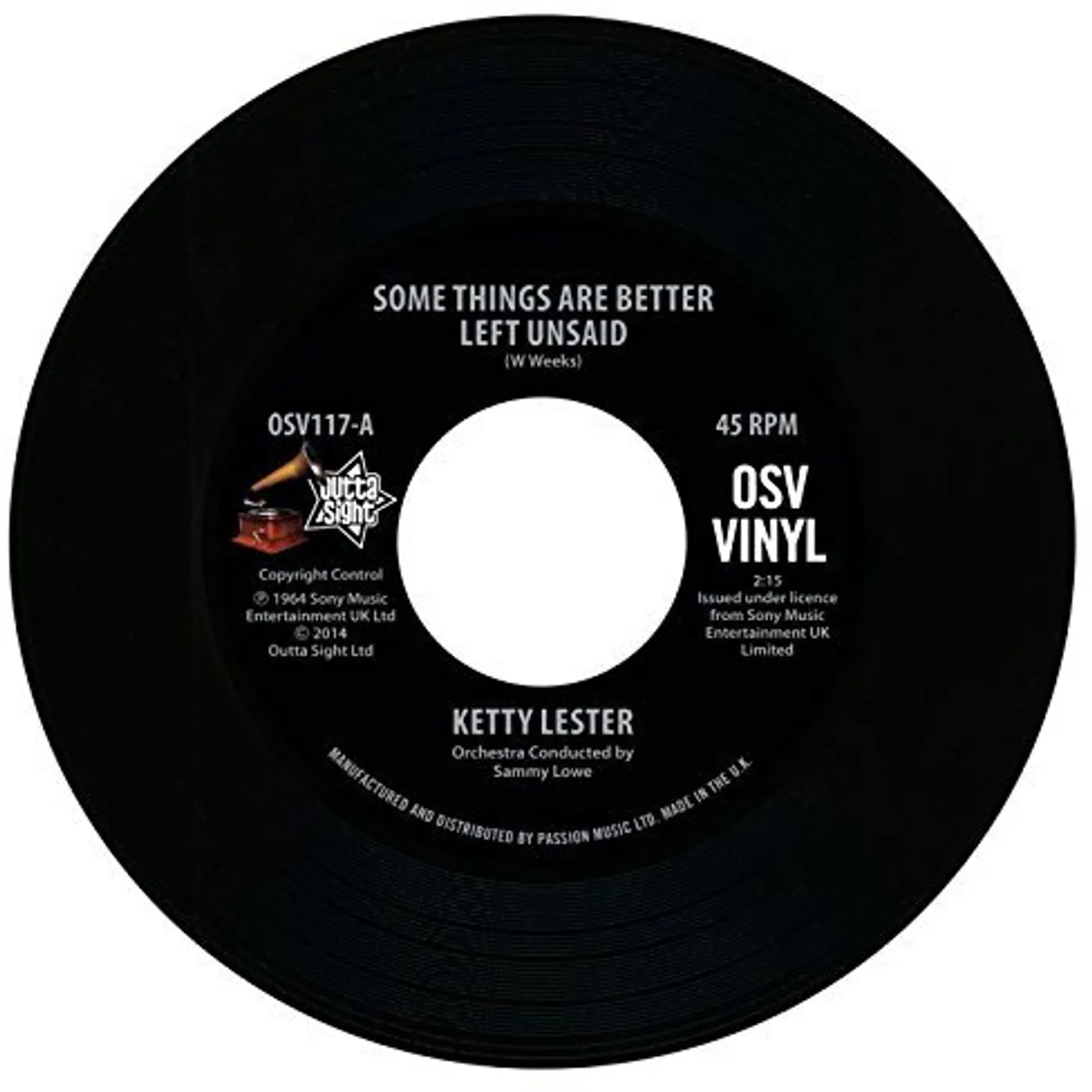 Ketty Lester SOME THINGS ARE BETTER LEFT UNSAID Vinyl Record
