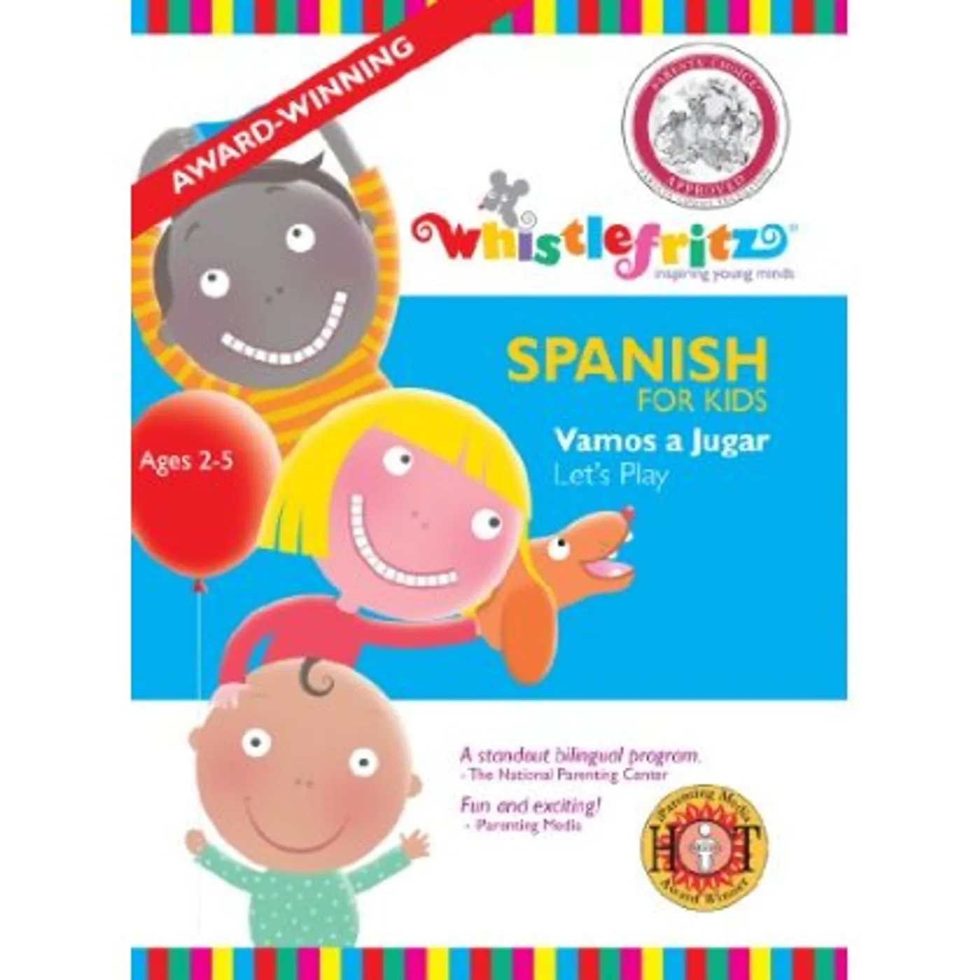 Whistlefritz SPANISH FOR KIDS: VAMOS A JUGAR (LET'S PLAY) DVD