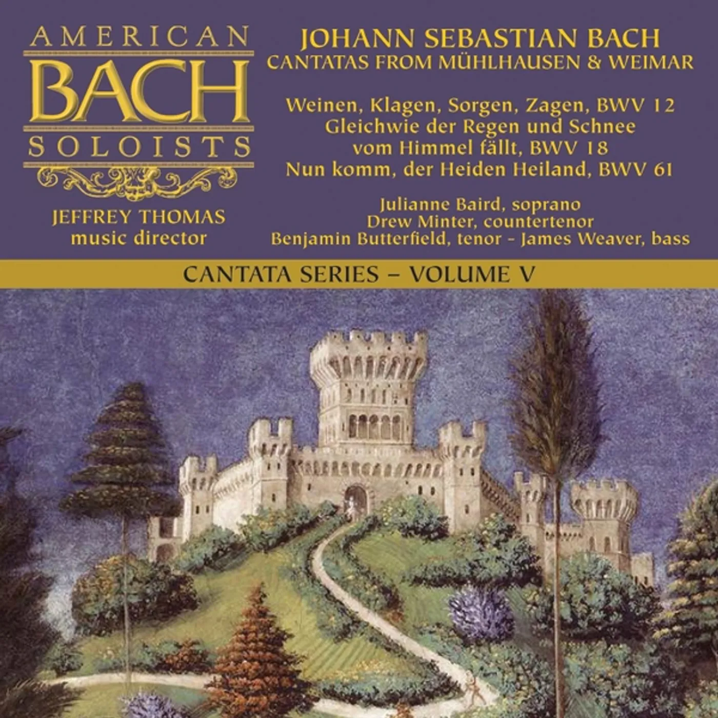 American Bach Soloists BACH CANTATA SERIES 5: CANTATAS CD