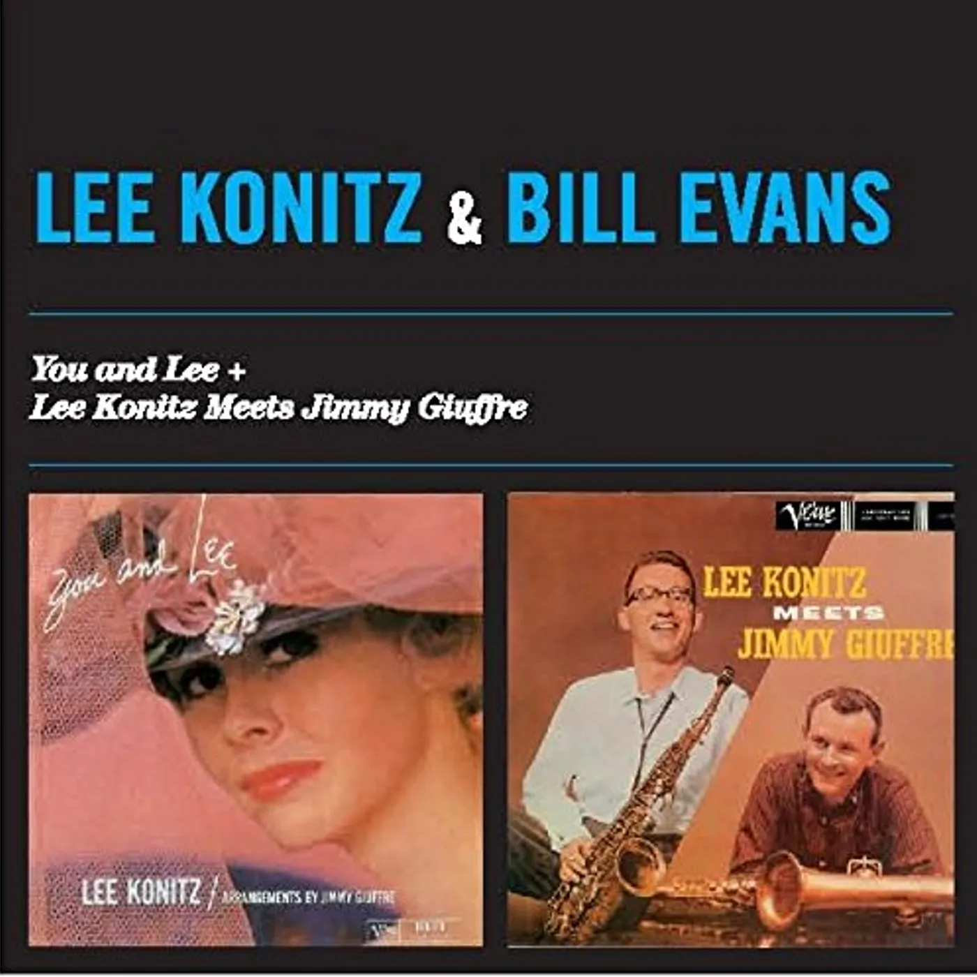 YOU & LEE + LEE KONITZ MEETS JIMMY GIUFFRE CD
