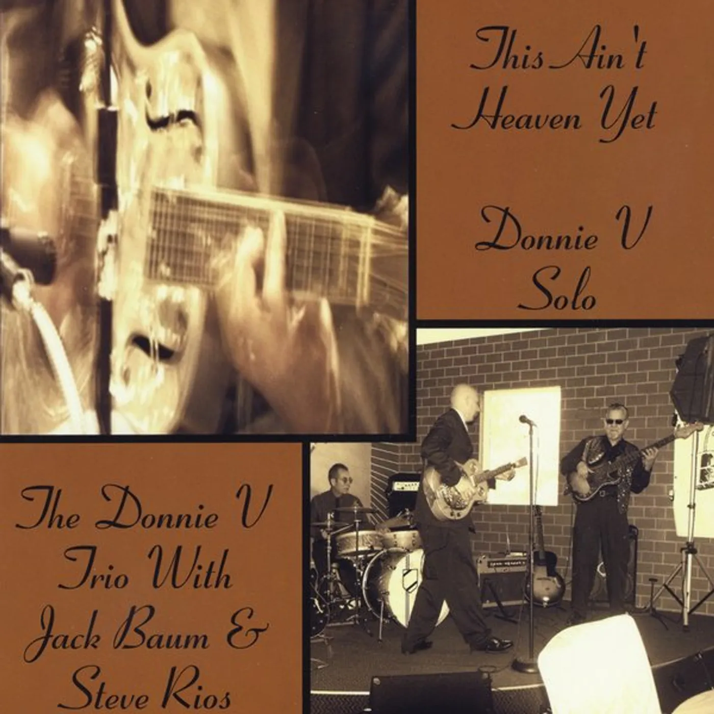 Donnie V THIS AINT HEAVEN YET CD