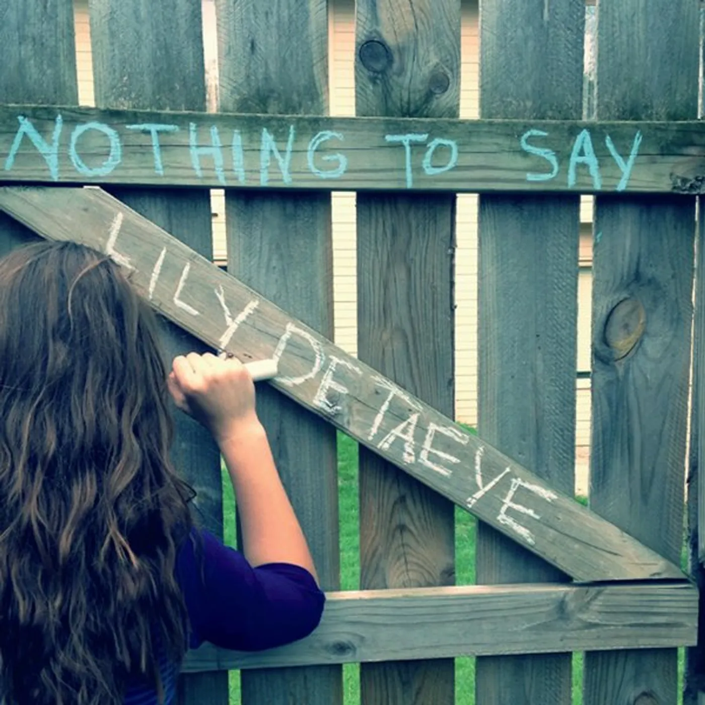 Lily DeTaeye NOTHING TO SAY CD