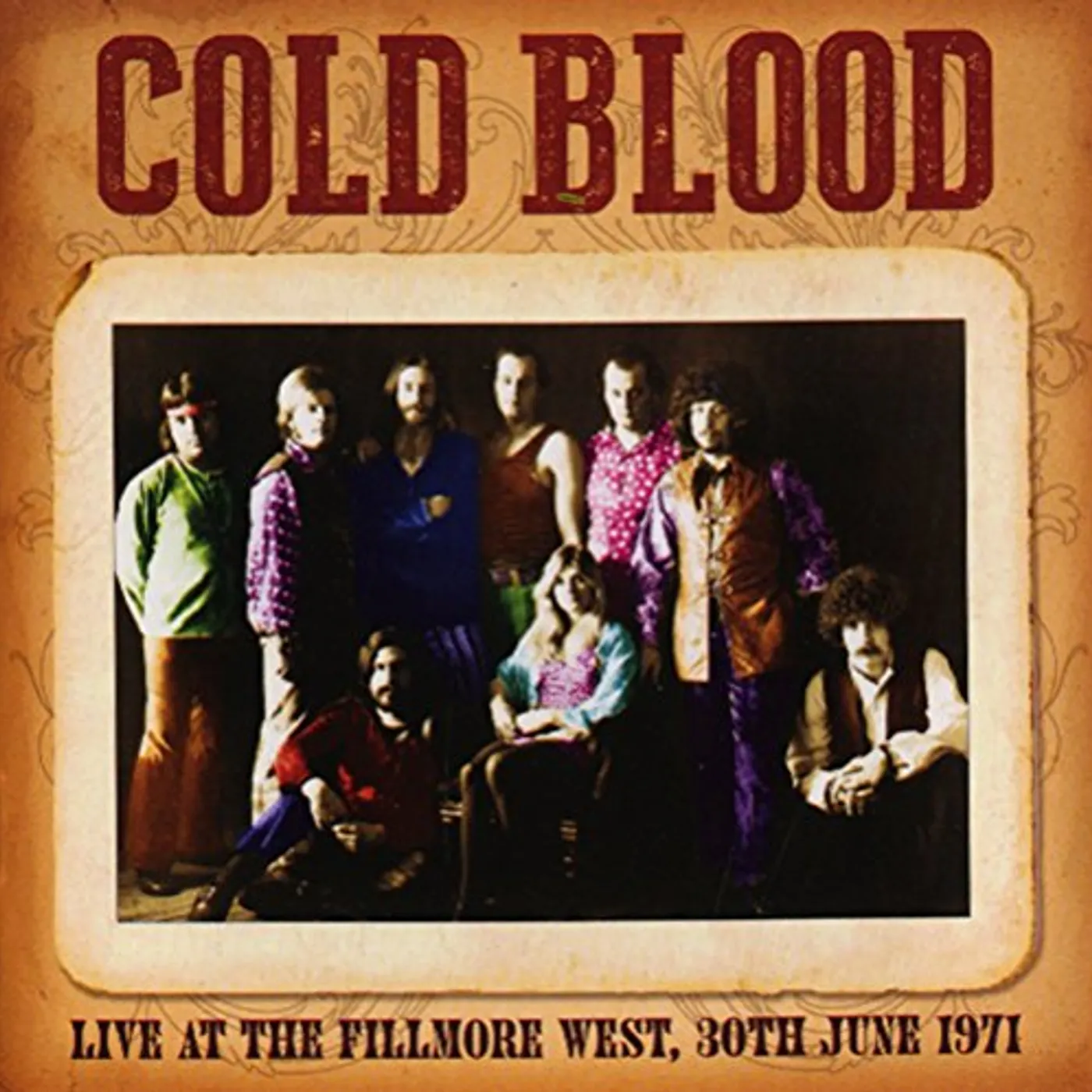 Cold Blood LIVE AT THE FILLMORE WEST 30TH JUNE 1971 CD