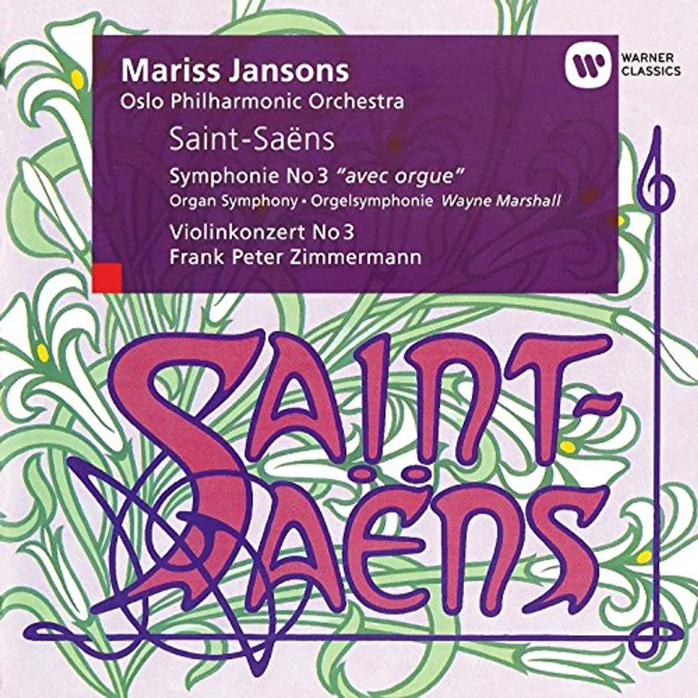 Mariss Jansons SAINT-SAENS SYMPHONY NO. 3 IN C MINO CD Super Audio CD