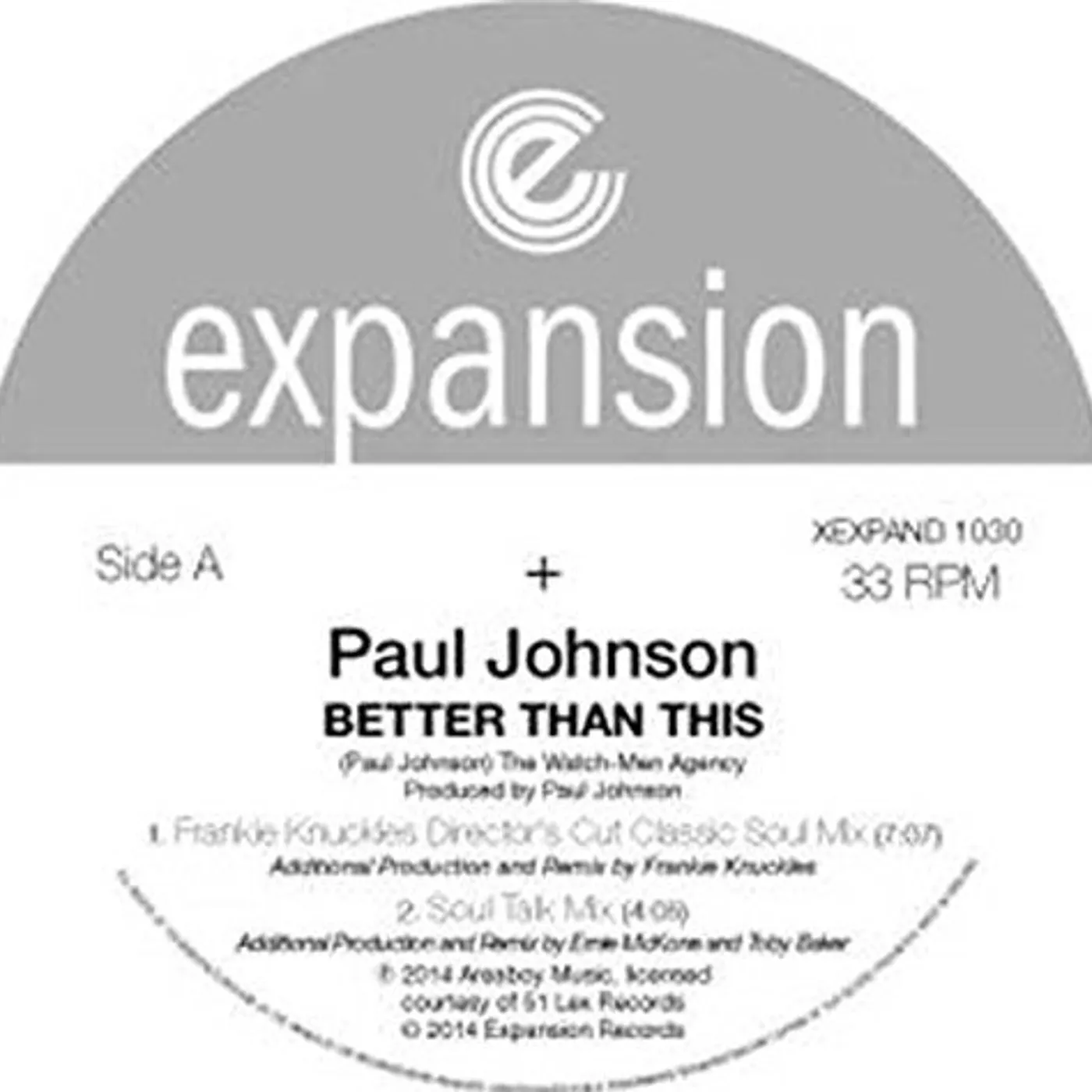 Paul Johnson Better Than This Vinyl Record