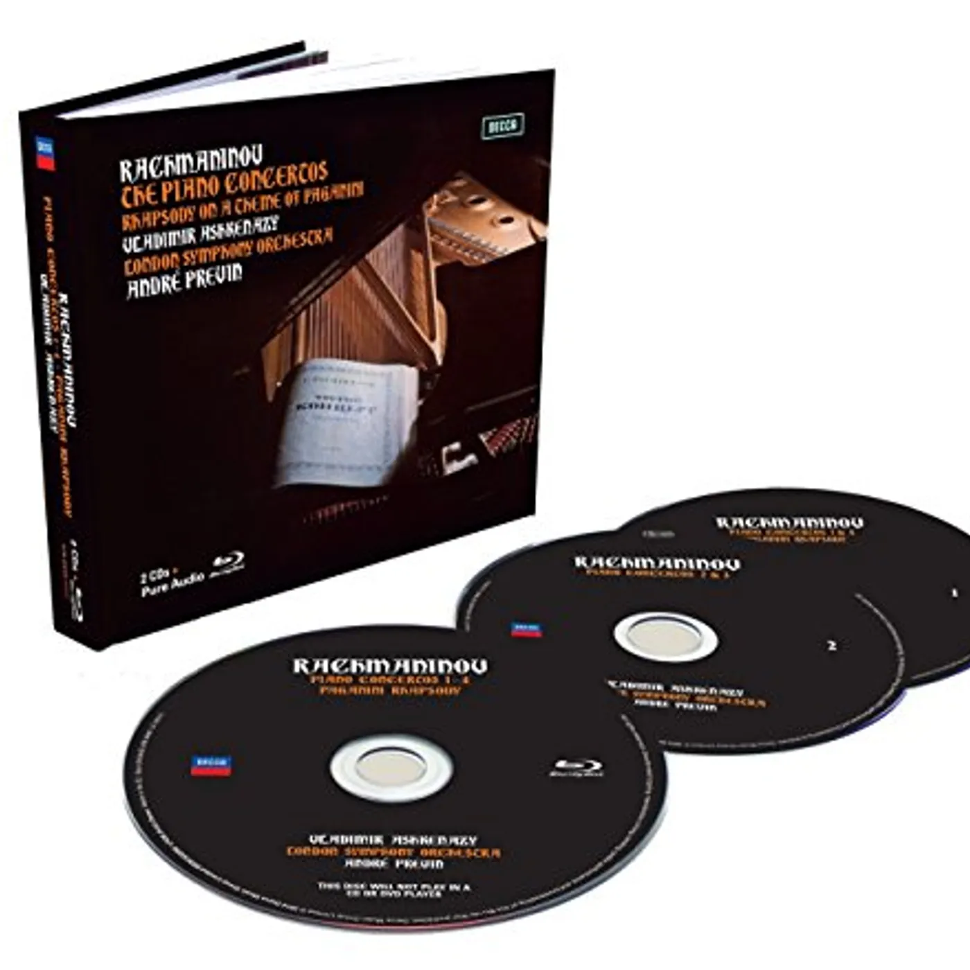 Vladimir Ashkenazy RACHMANINOFF PIANO CONCERTOS CD