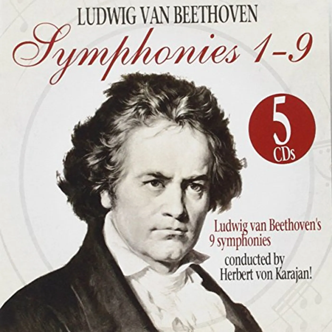 Beethoven / Herbert Von Karajan SINFONIEN 1-9 / SYMPHONIES 1-9 CD