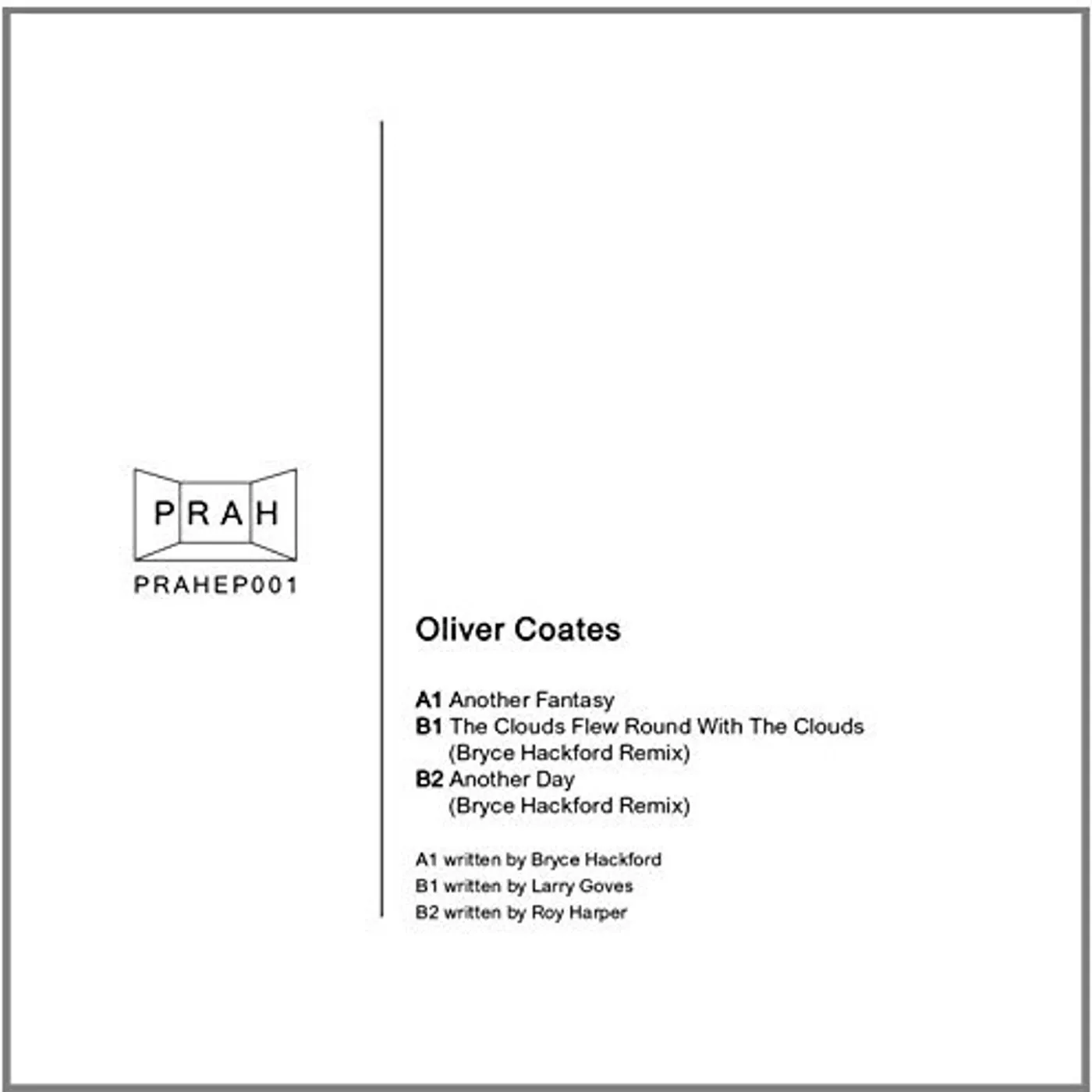 Oliver Coates Another Fantasy Vinyl Record