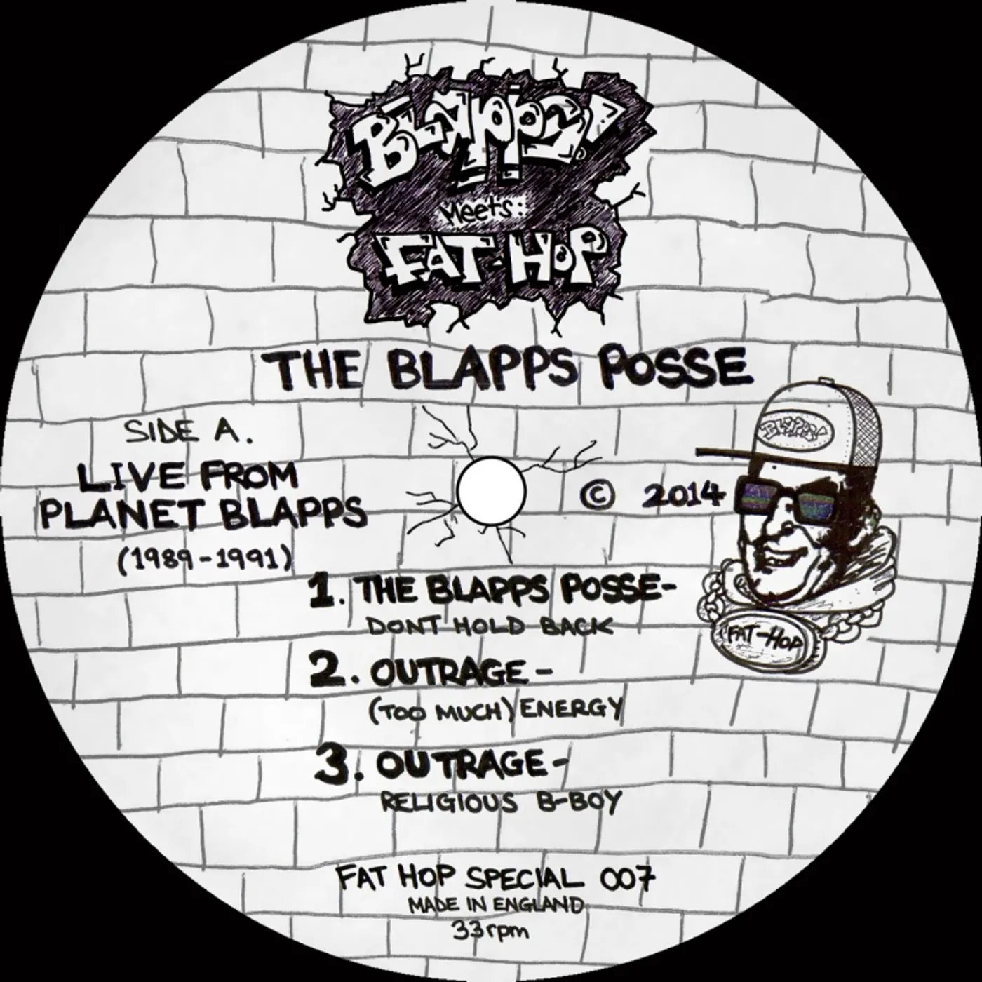 Blapps Posse LIVE FROM PLANET BLAPPS 1989-91 Vinyl Record