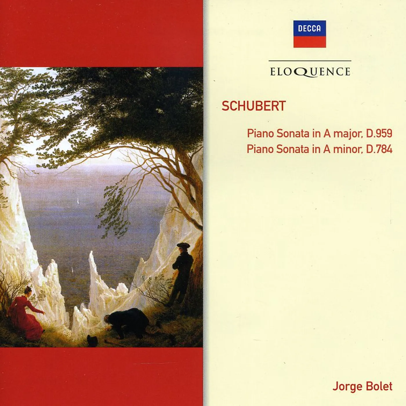Jorge Bolet ELOQ: SCHUBERT - PIANO SONATAS D 959 & 784 CD