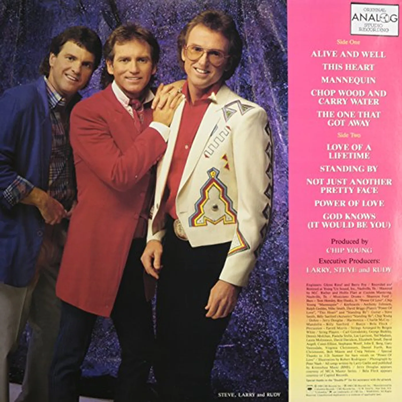 Larry Gatlin & The Gatlin Brothers ALIVE AND WELL LIVIN IN THE LAND OF DREAMS Vinyl Record