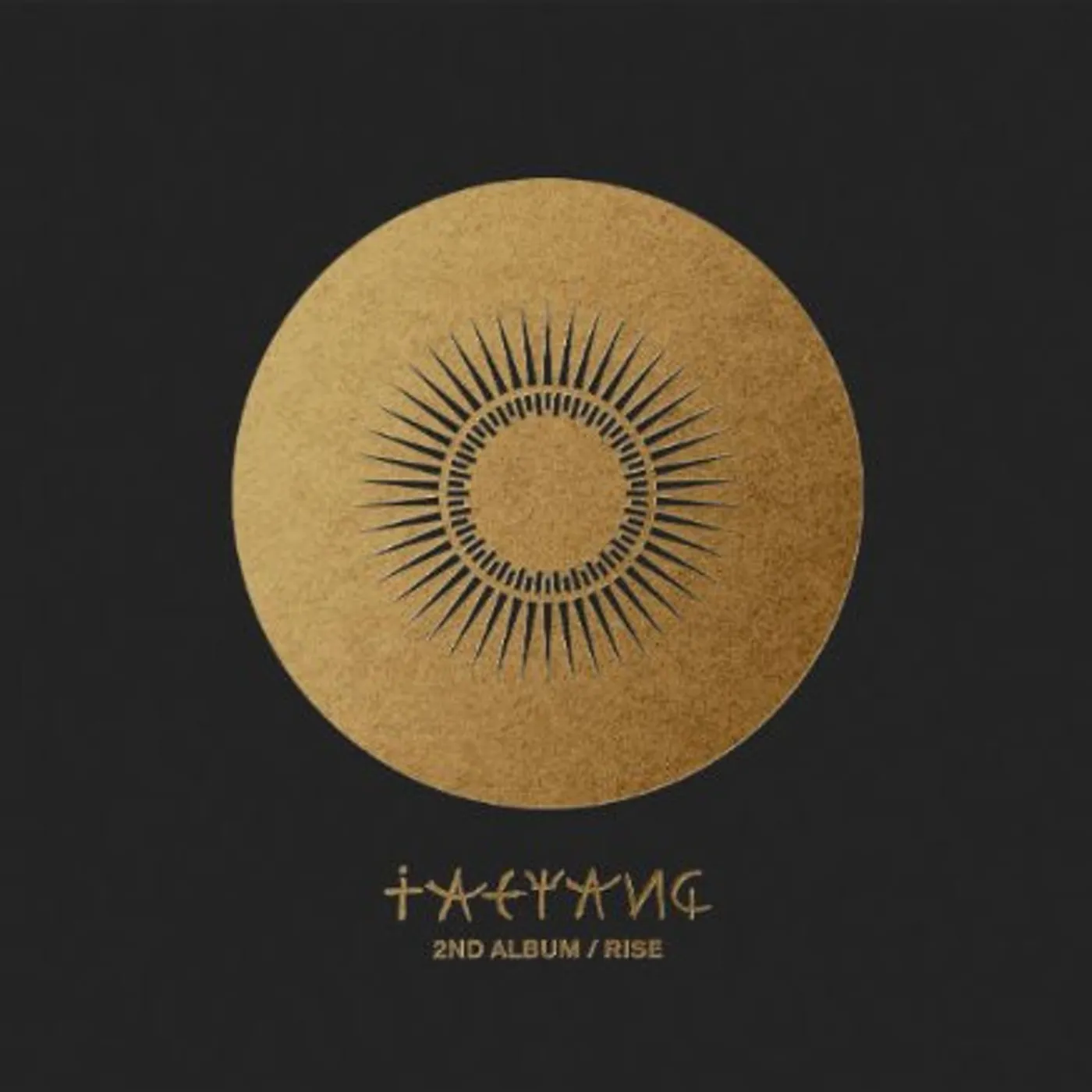 TAEYANG SECOND ALBUM/RISE CD