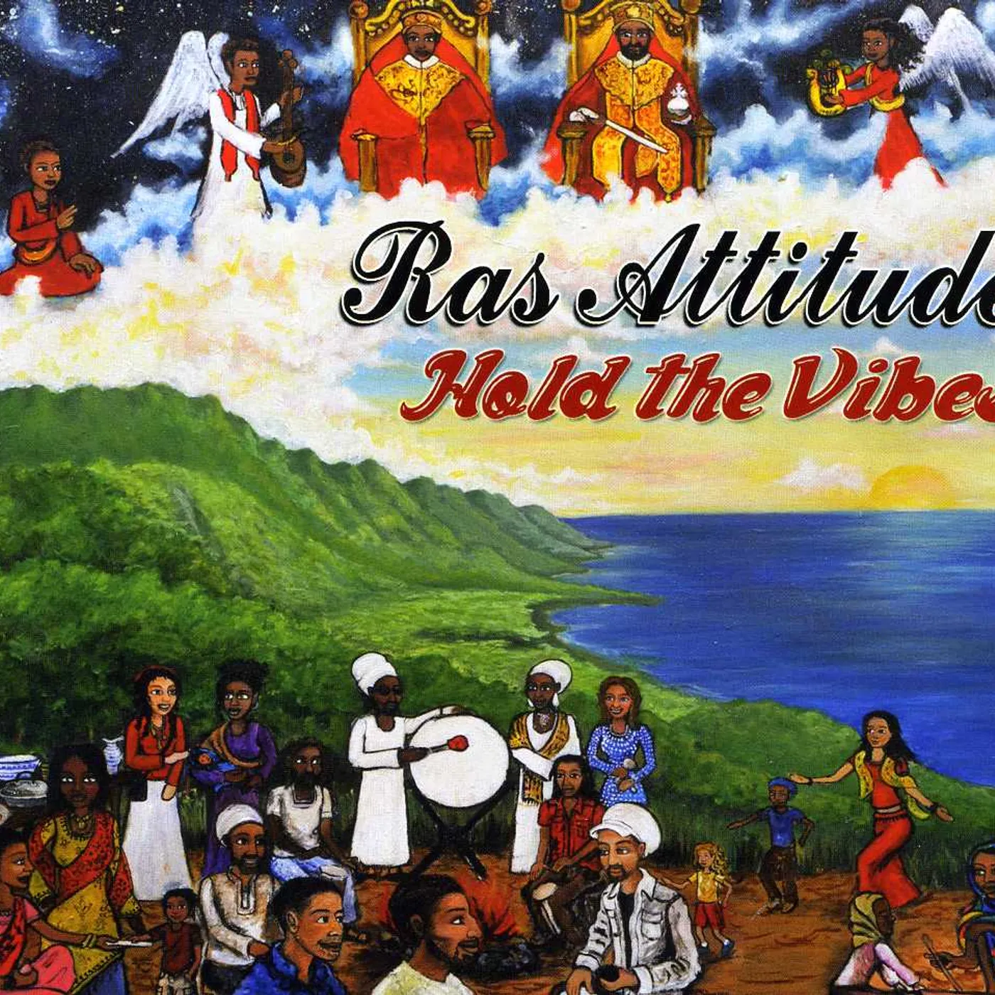 Ras Attitude HOLD THE VIBES CD
