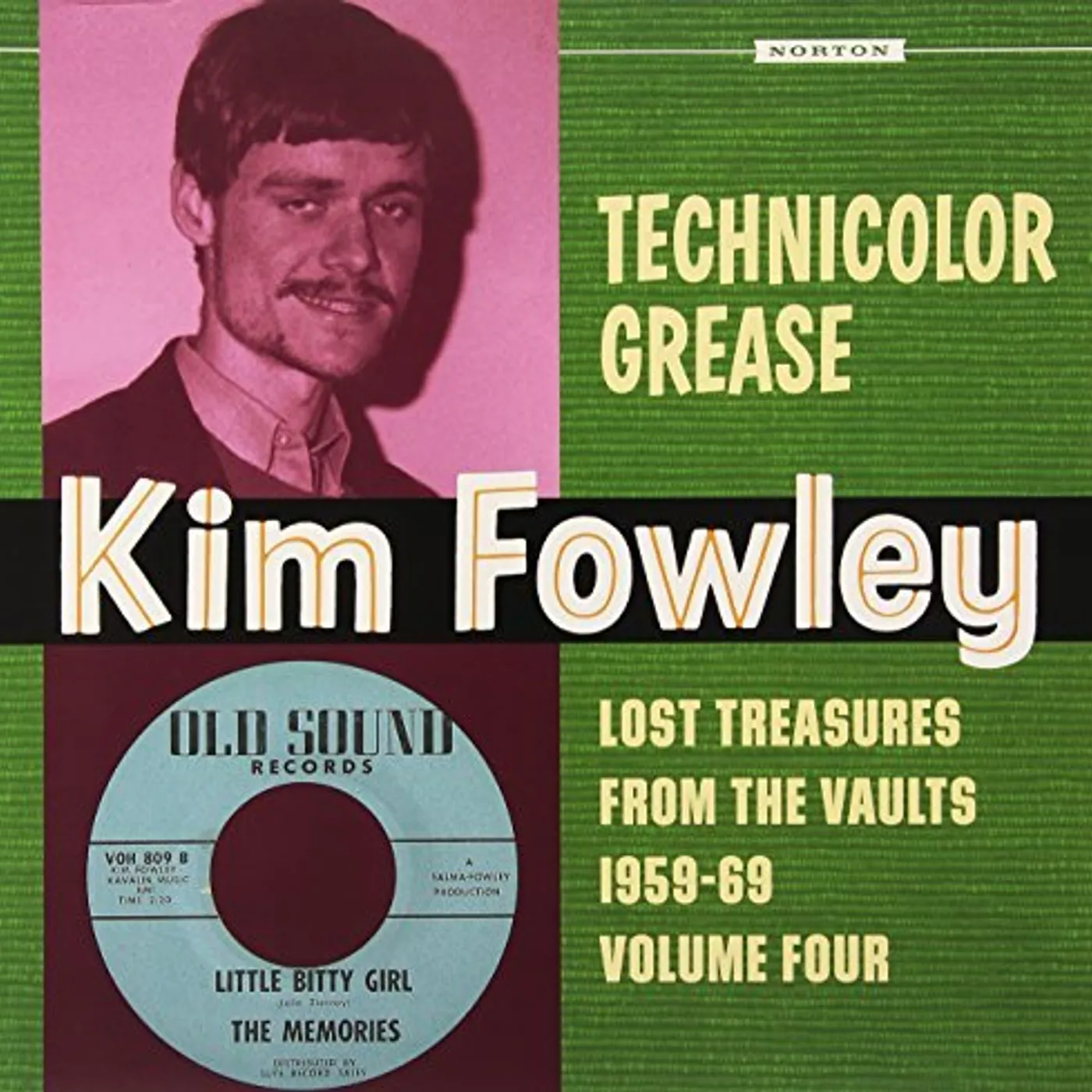 Kim Fowley Technicolor Grease Vinyl Record
