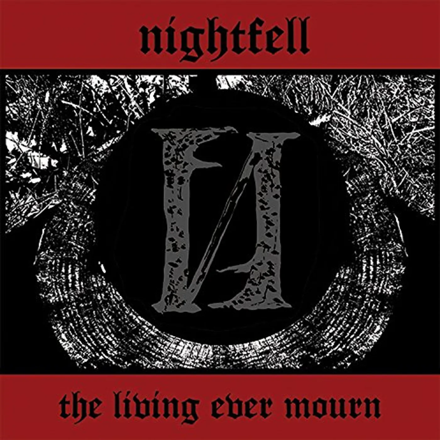 Nightfell LIVING EVER MOURN Vinyl Record