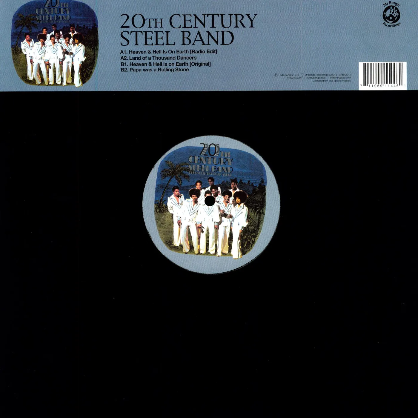 20th Century Steel Band HEAVEN AND HELL Vinyl Record