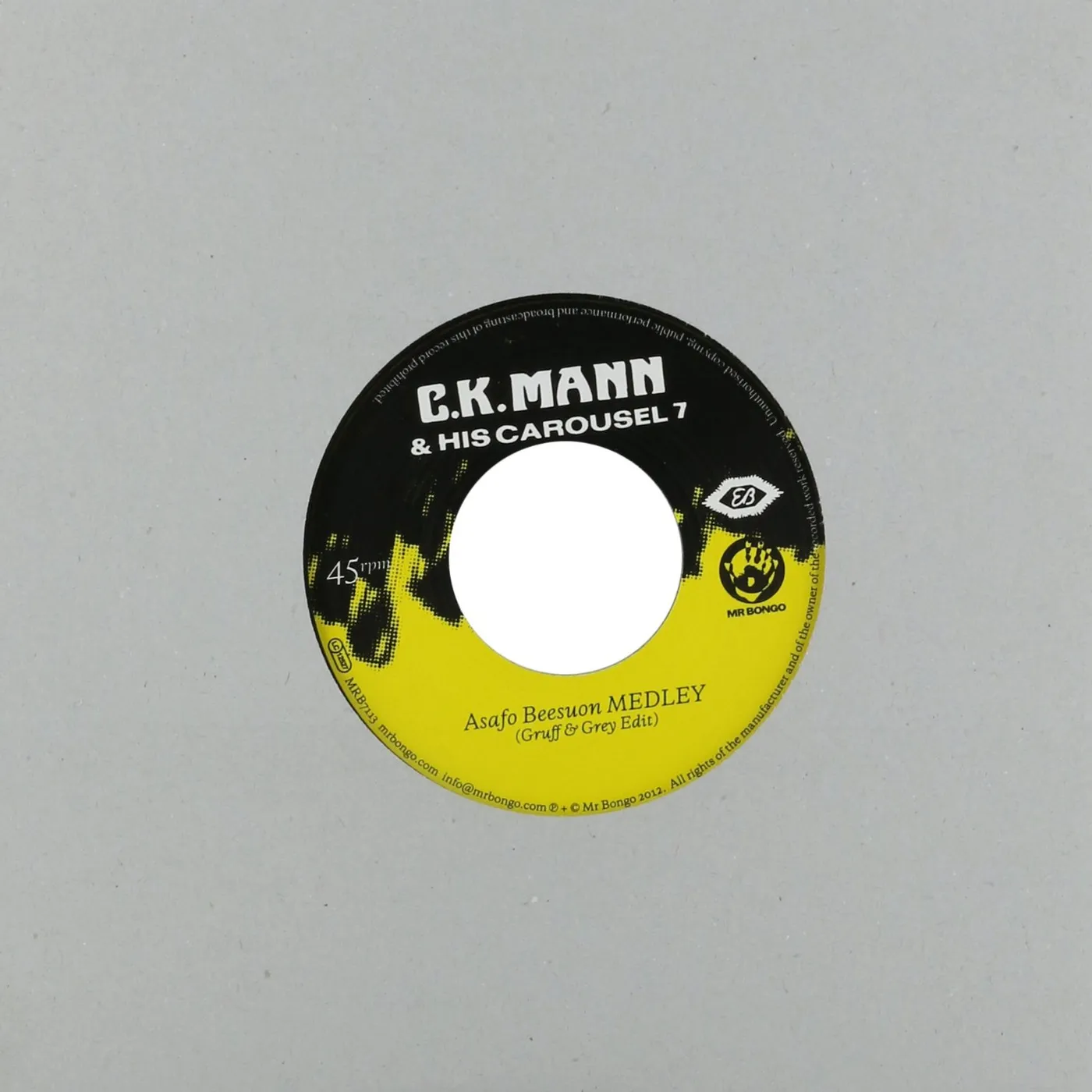 C.K. Mann ASAFO BEESUON Vinyl Record