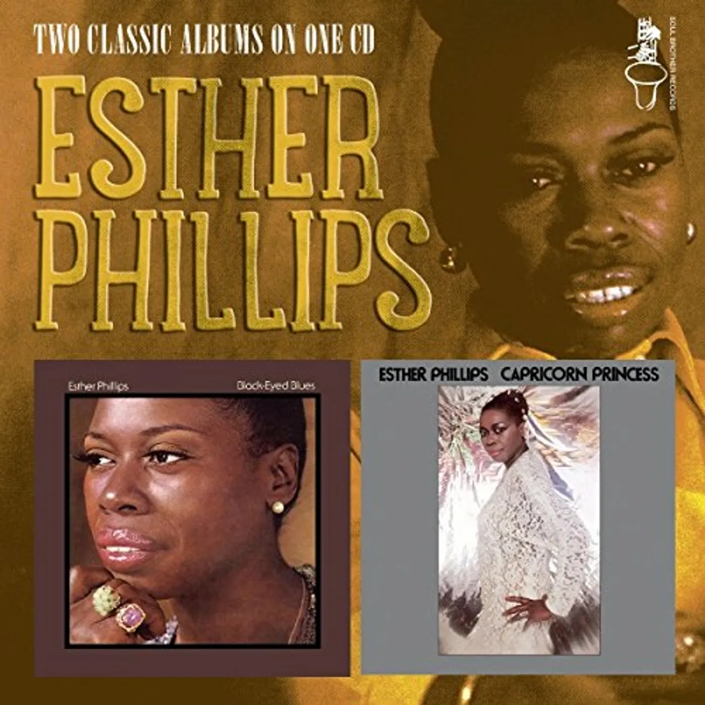 Esther Phillips BLACK EYED BLUES/CAPRICORN PRINCESS CD