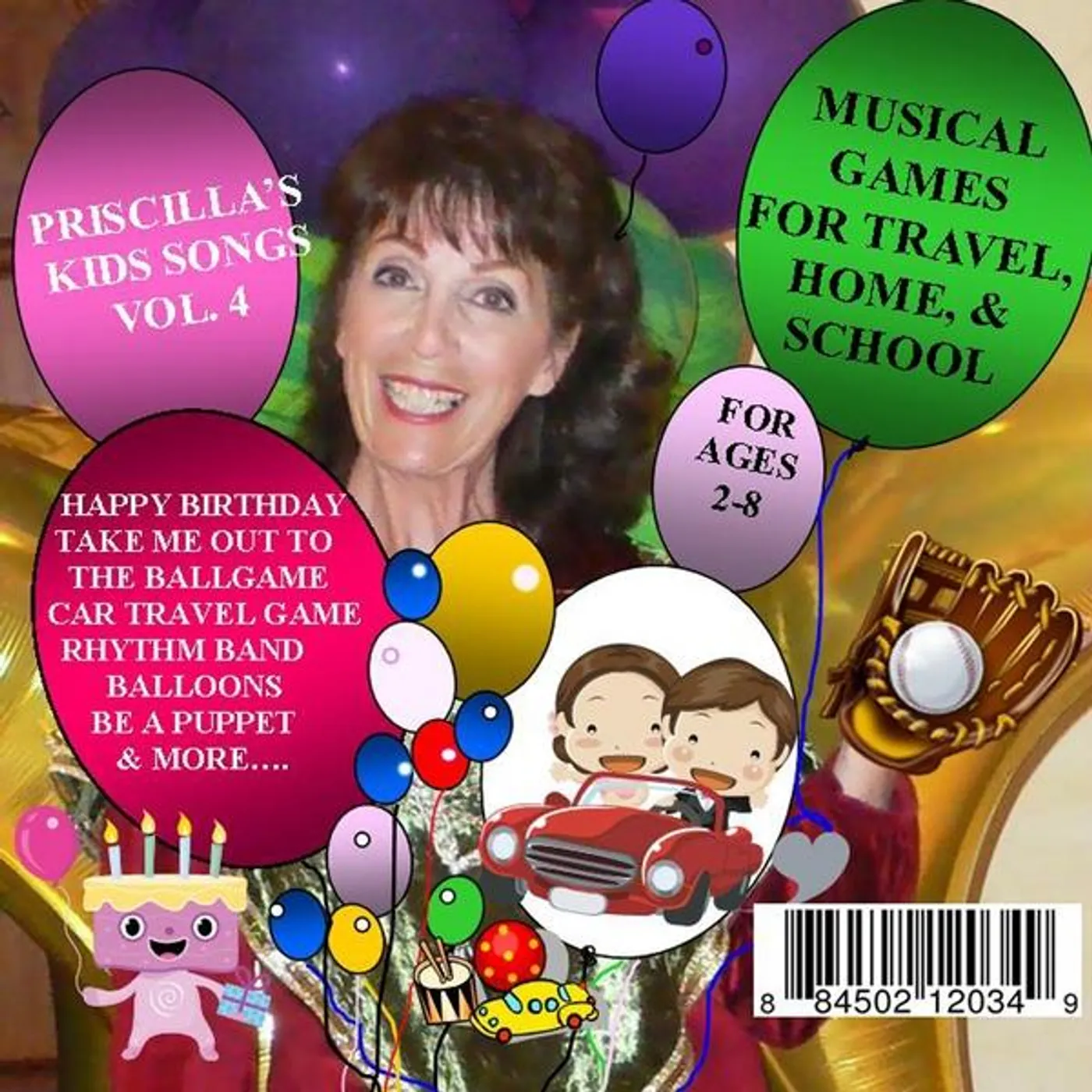 Priscilla Lamarca Kandel MUSICAL GAMES FOR TRAVEL HOME & SCHOOL CD