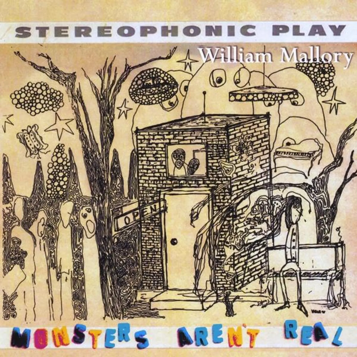 William Mallory MONSTERS AREN'T REAL CD