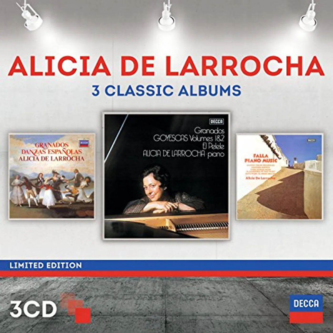 ALICIA DE LARROCHA: THREE CLASSIC ALBUMS CD