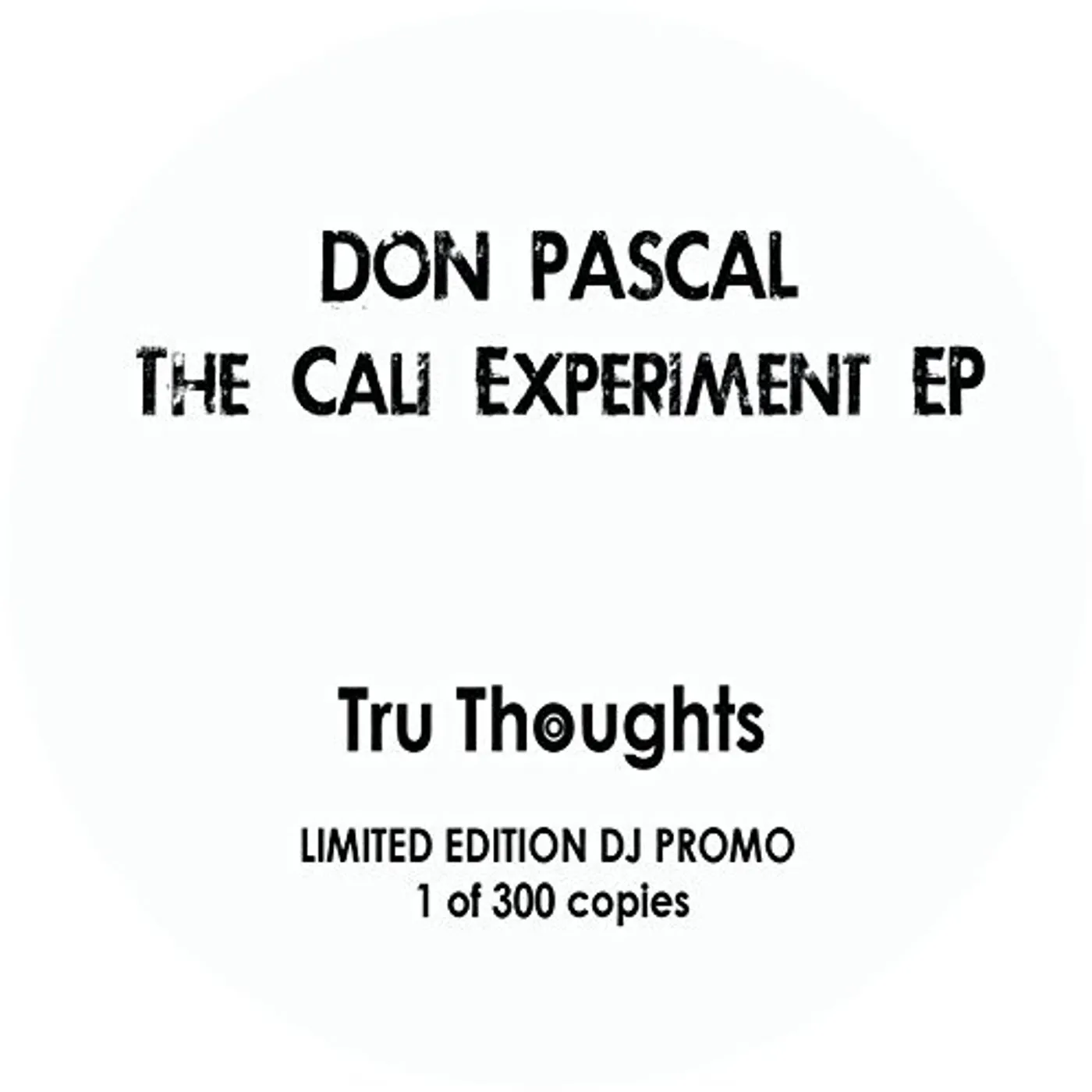 Don Pascal CALI EXPERIMENT Vinyl Record