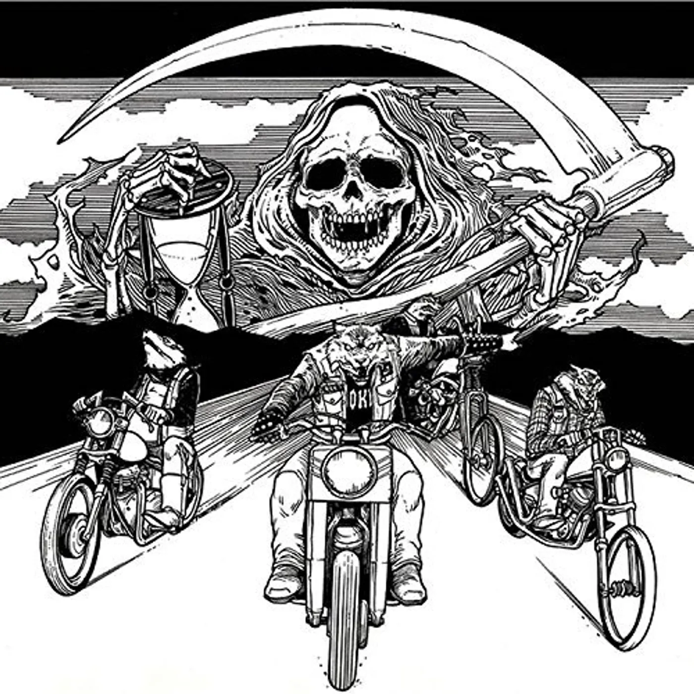 Speedwolf RIDE WITH DEATH Vinyl Record