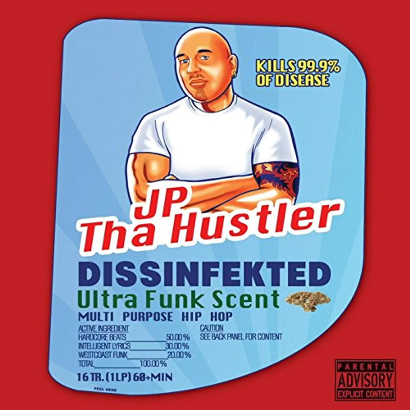 JP Tha Hustler DISSINFEKTED CD