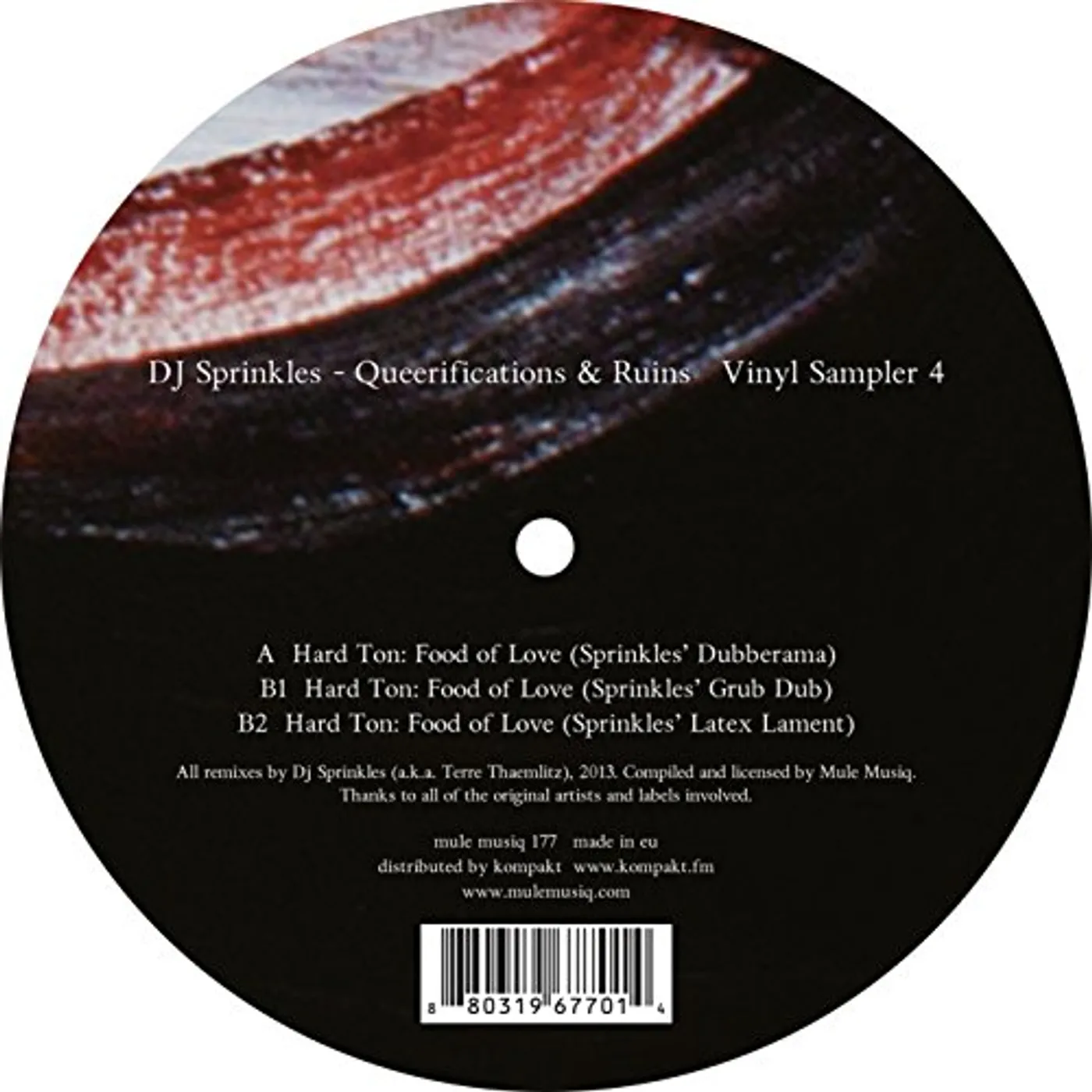 DJ Sprinkles QUEERIFICATIONS & RUINS 4 Vinyl Record
