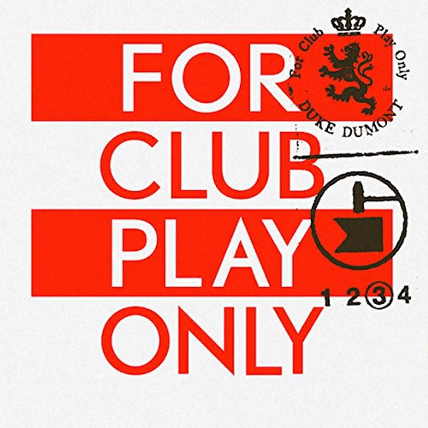 Duke Dumont FOR CLUB PLAY ONLY 3 Vinyl Record