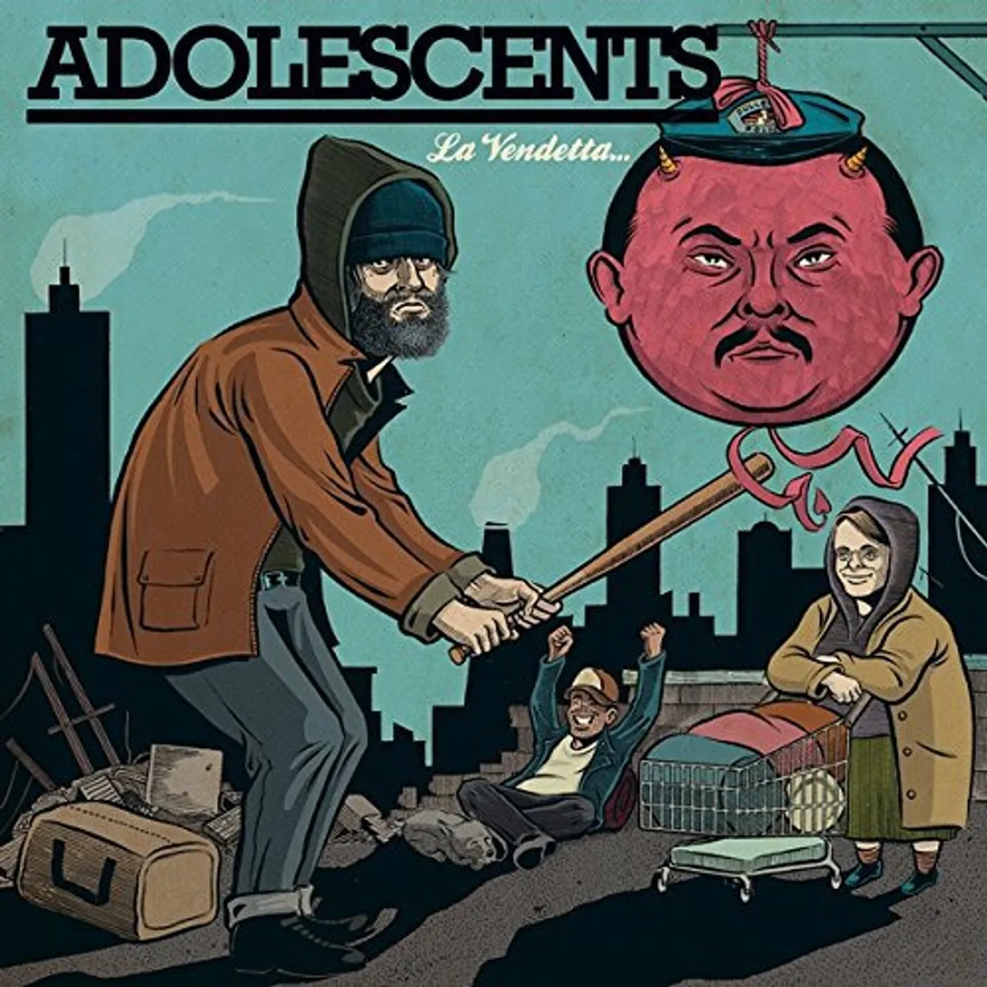 Adolescents La Vendetta Vinyl Record