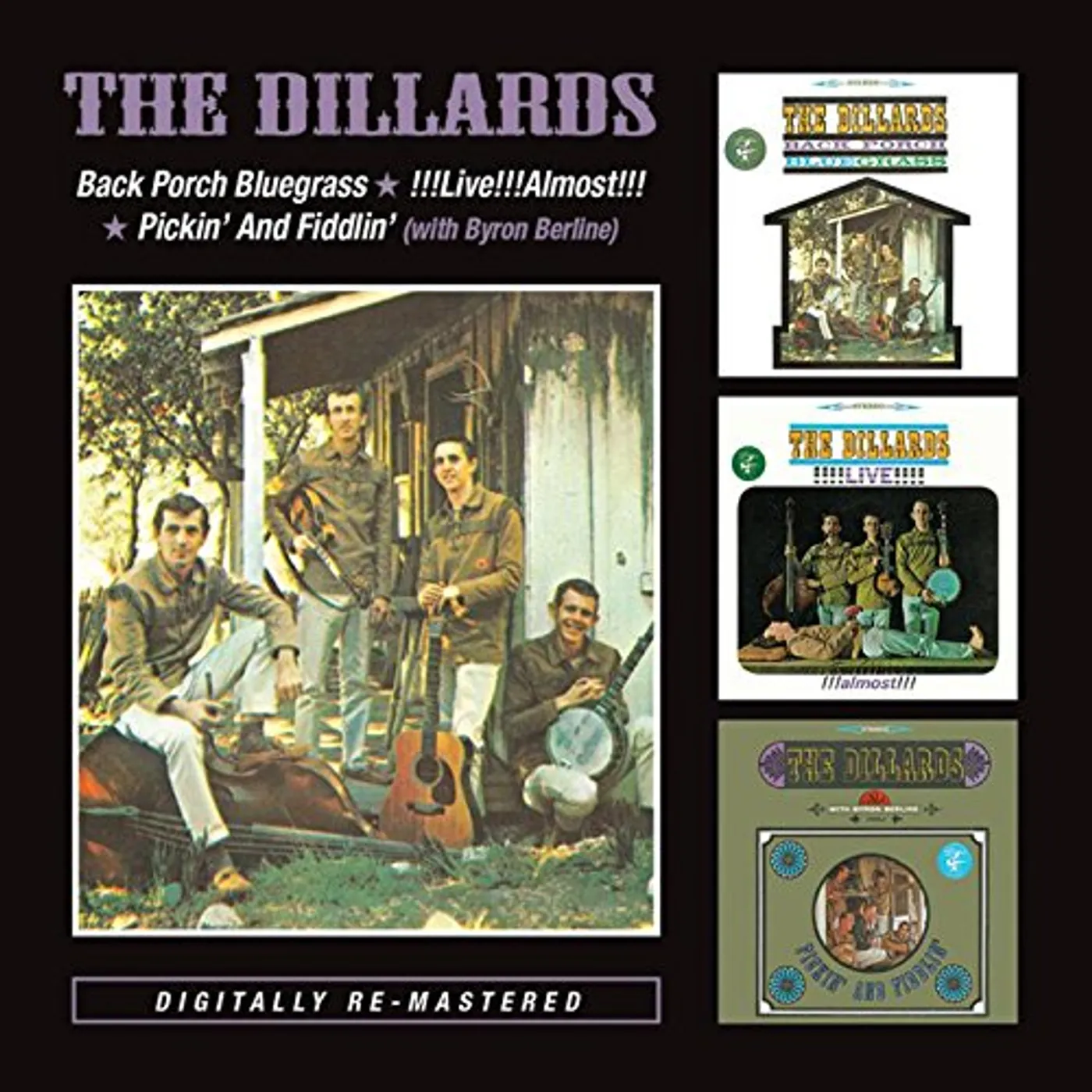 The Dillards BACK PORCH BLUEGRASS LIVE ALMOST CD