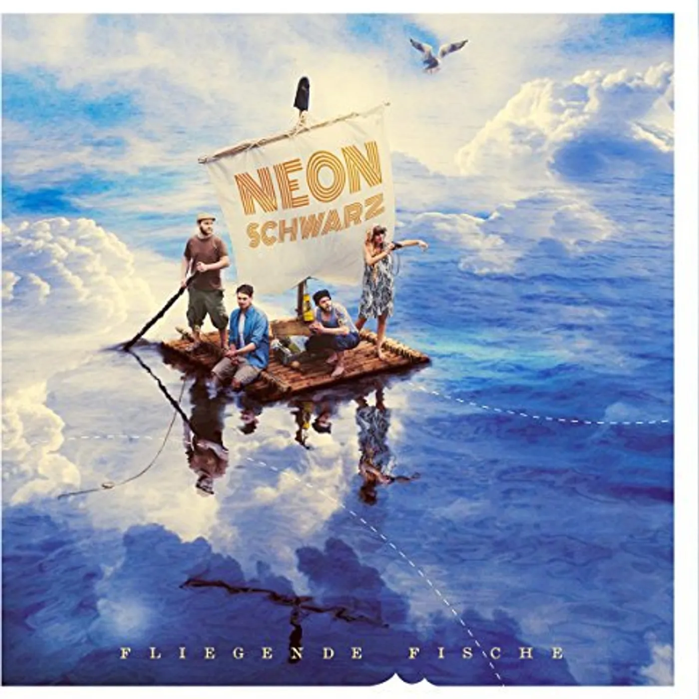 Neonschwarz Fliegende Fische Vinyl Record