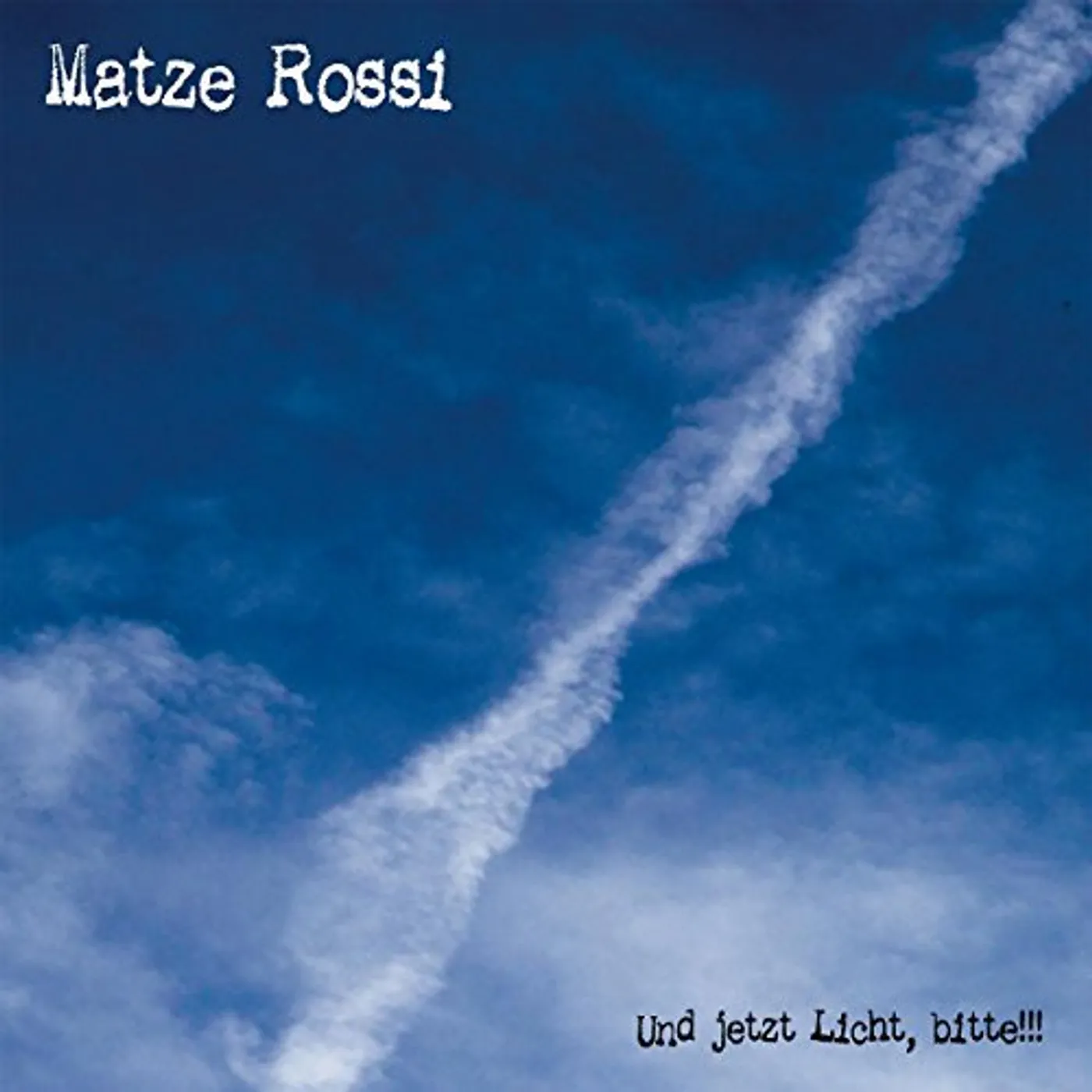 Matze Rossi UND JETZT LICHT BITTE Vinyl Record