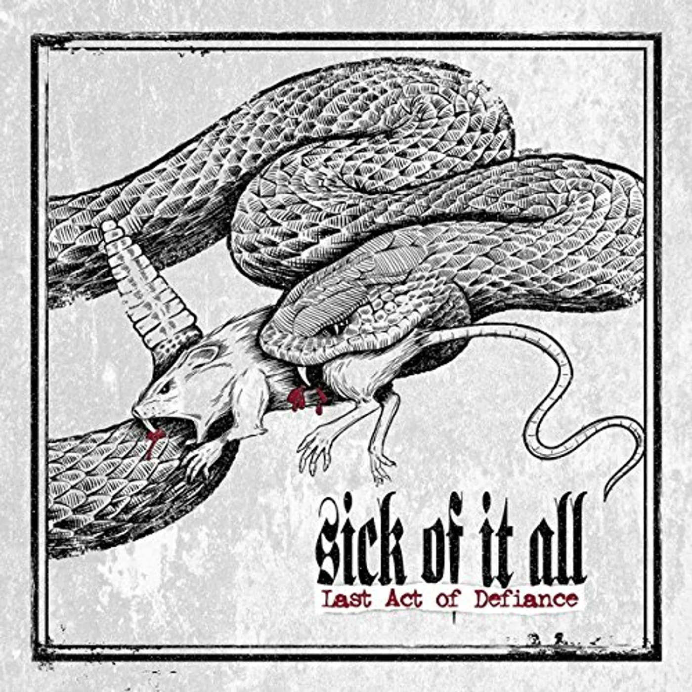 Sick Of It All LAST ACT OF DEFIANCE CD