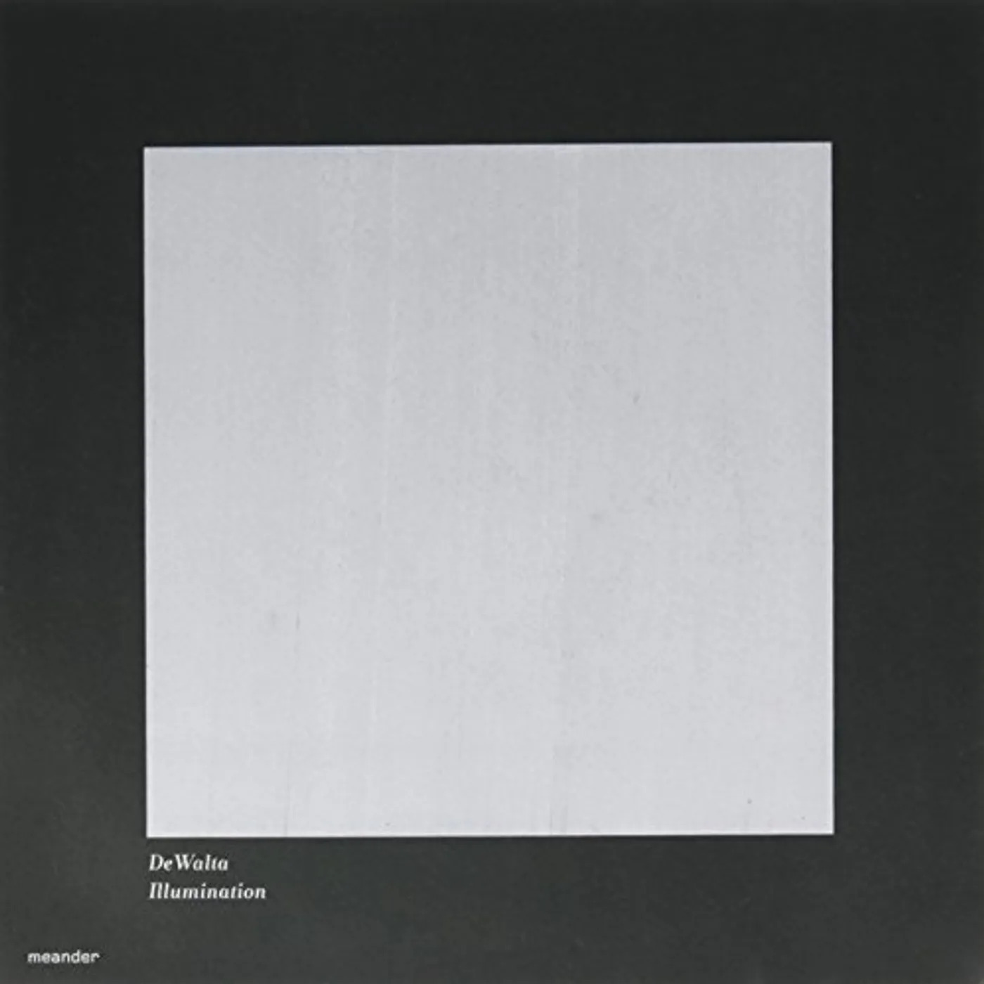 DeWalta ILLUMINATION 1 Vinyl Record