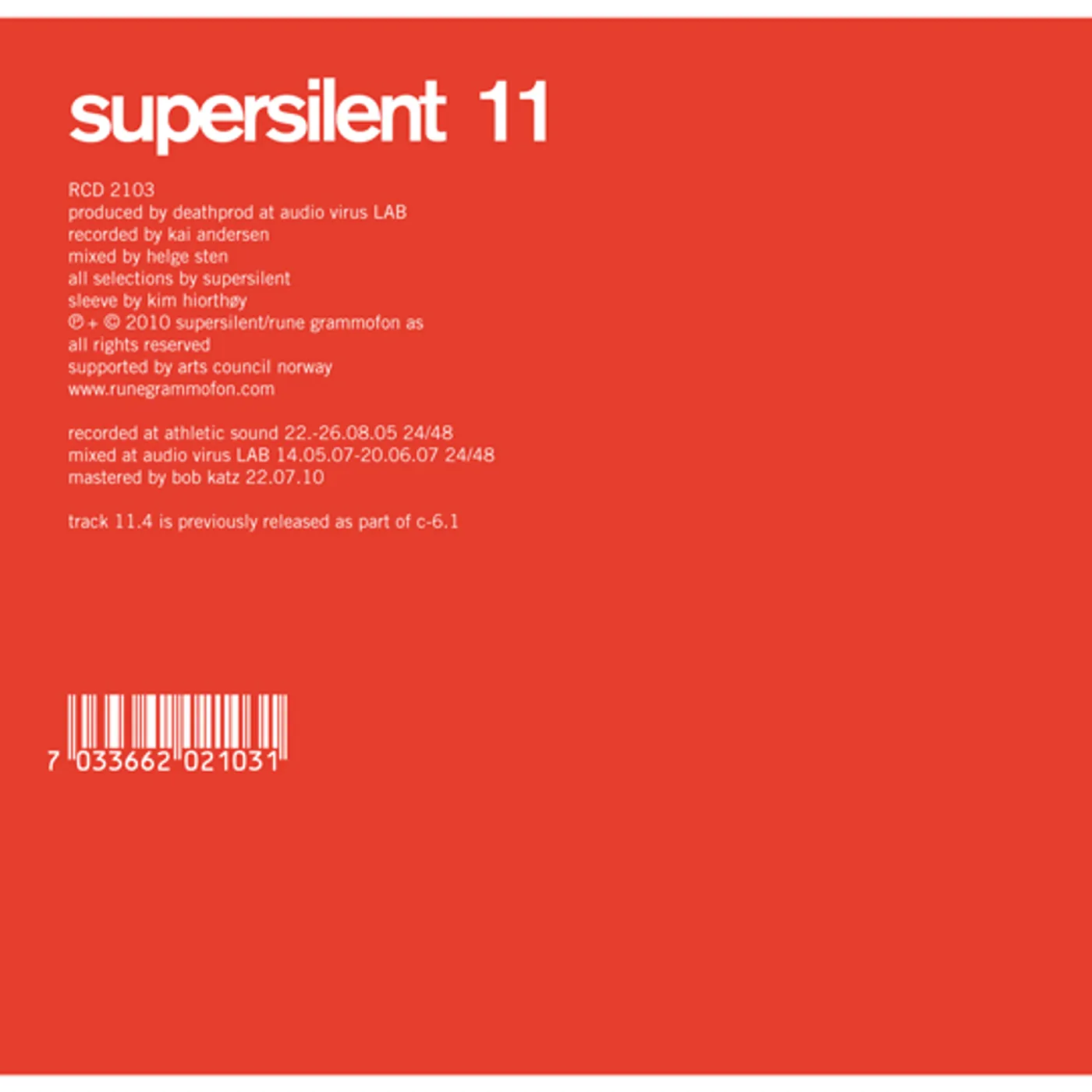Supersilent 11 CD