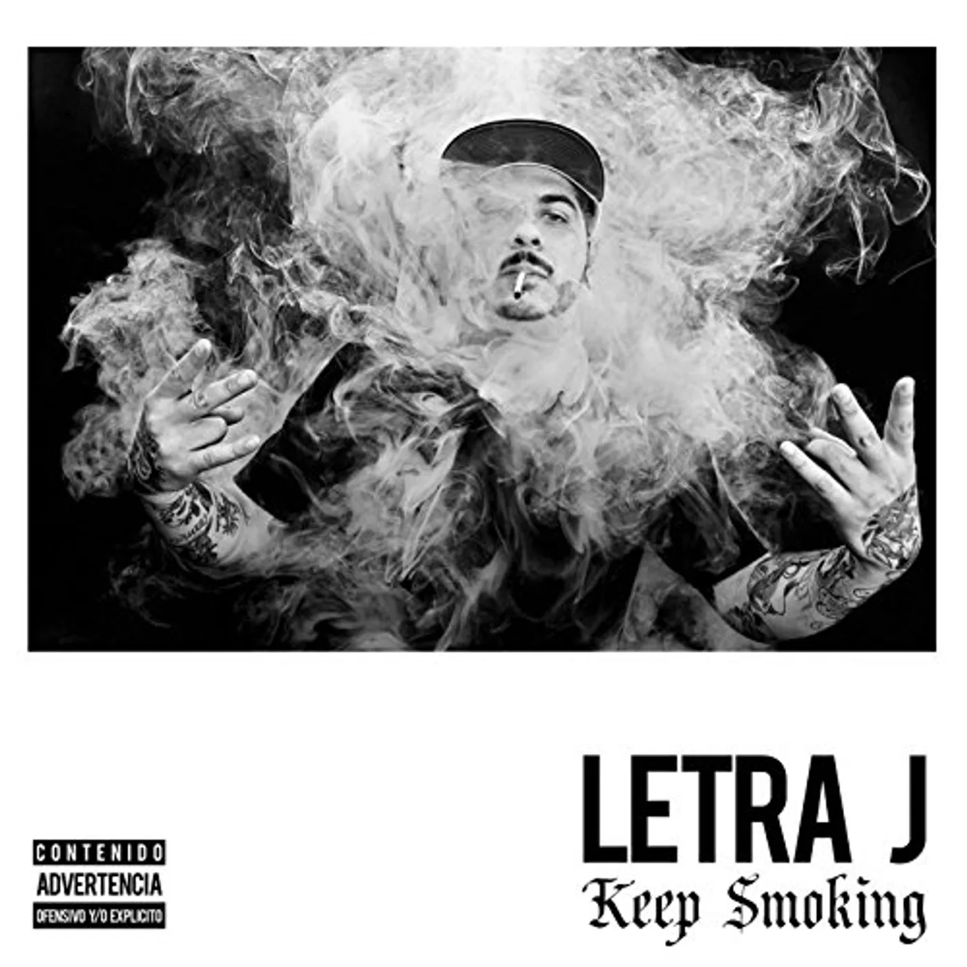 Letra J KEEP SMOKING CD