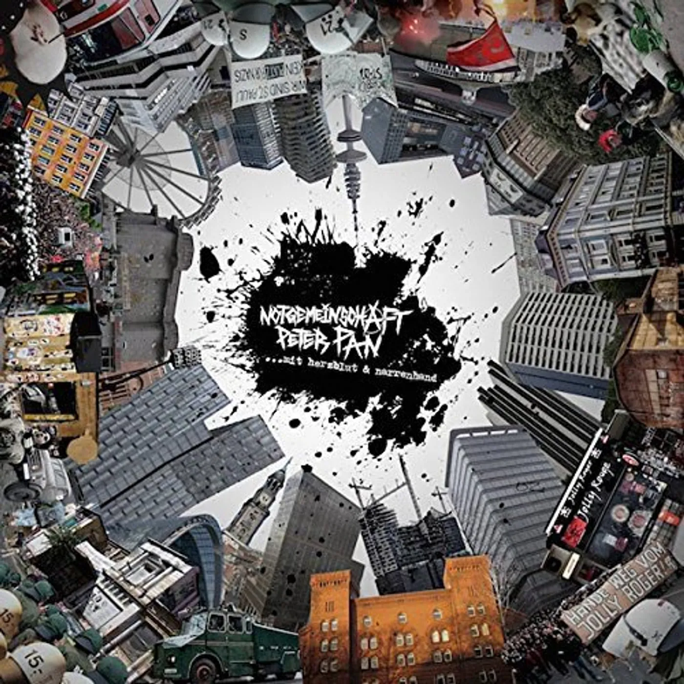 Notgemeinschaft Peter Pan MIT HERZBLUT & NARRENHAND Vinyl Record