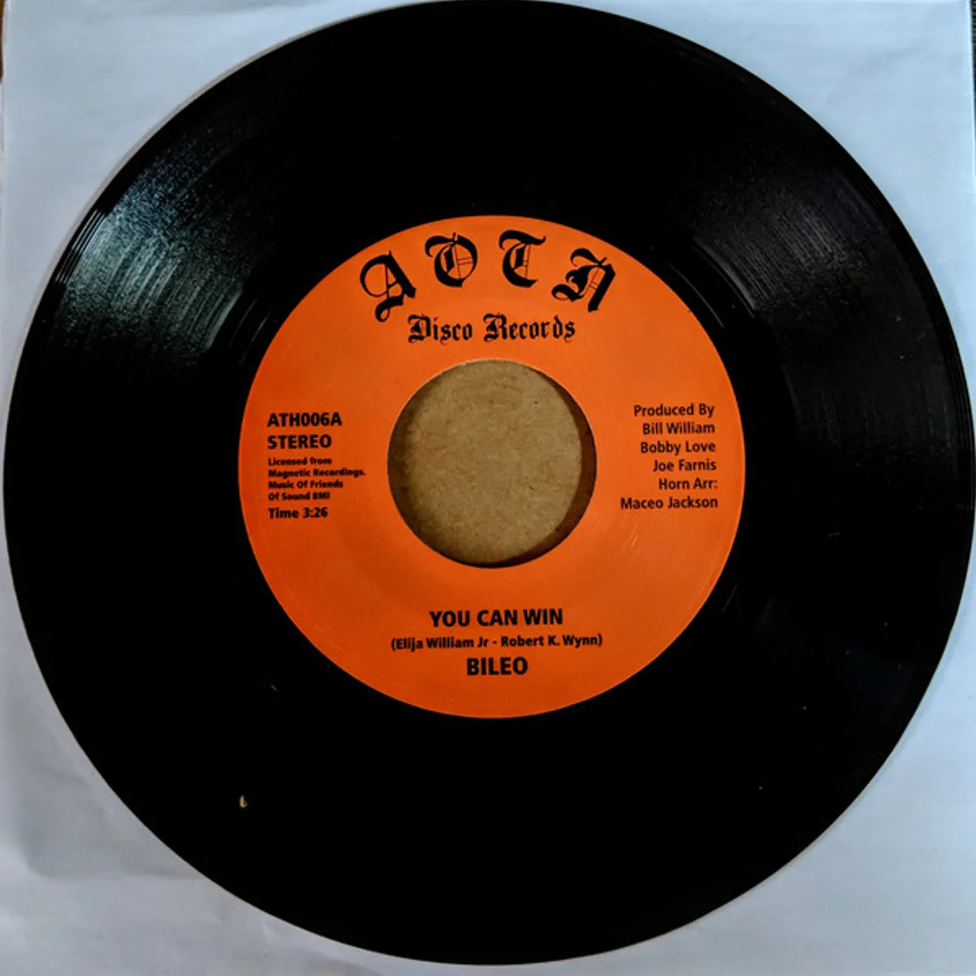 Bileo YOU CAN WIN Vinyl Record - UK Release