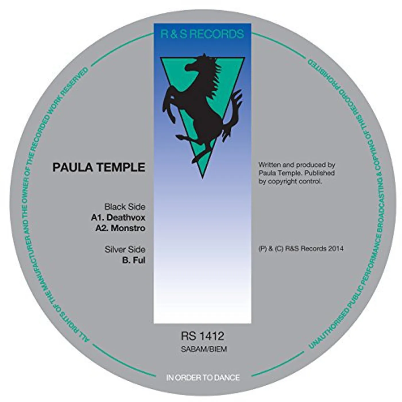 Paula Temple DEATHVOX Vinyl Record - UK Release