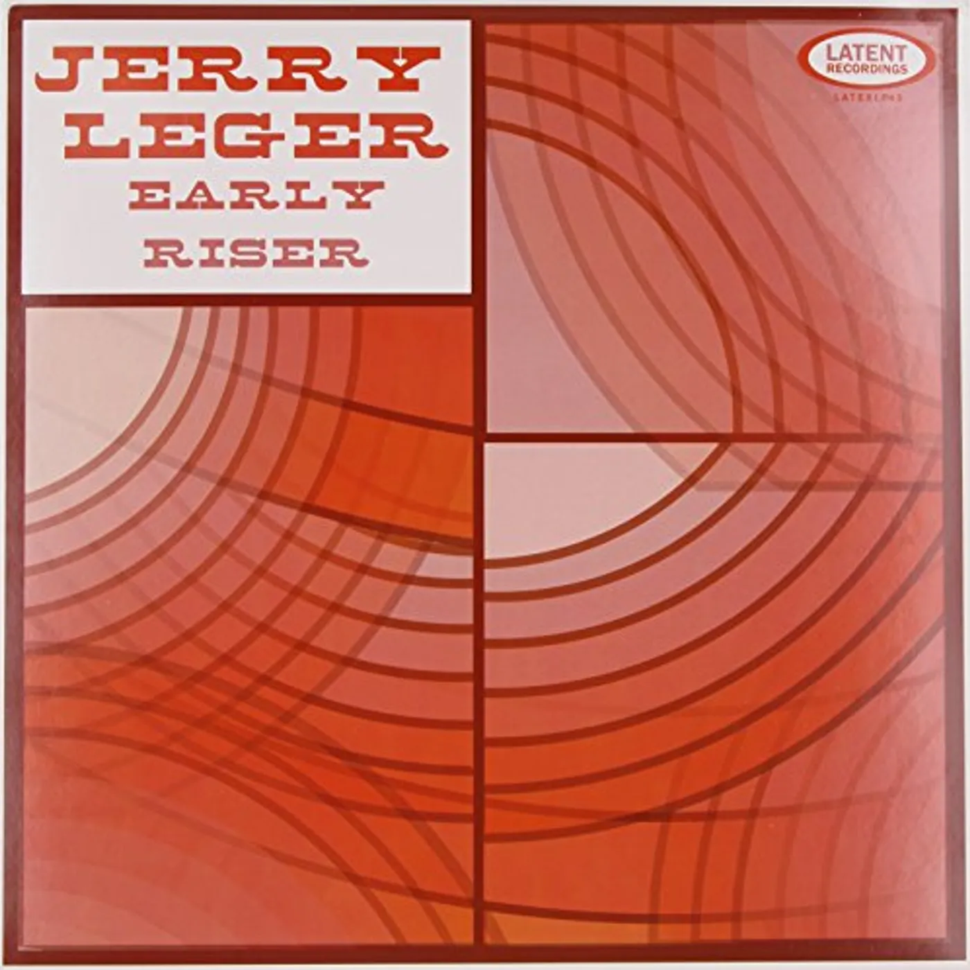 Jerry Leger EARLY RISER Vinyl Record - Canada Release