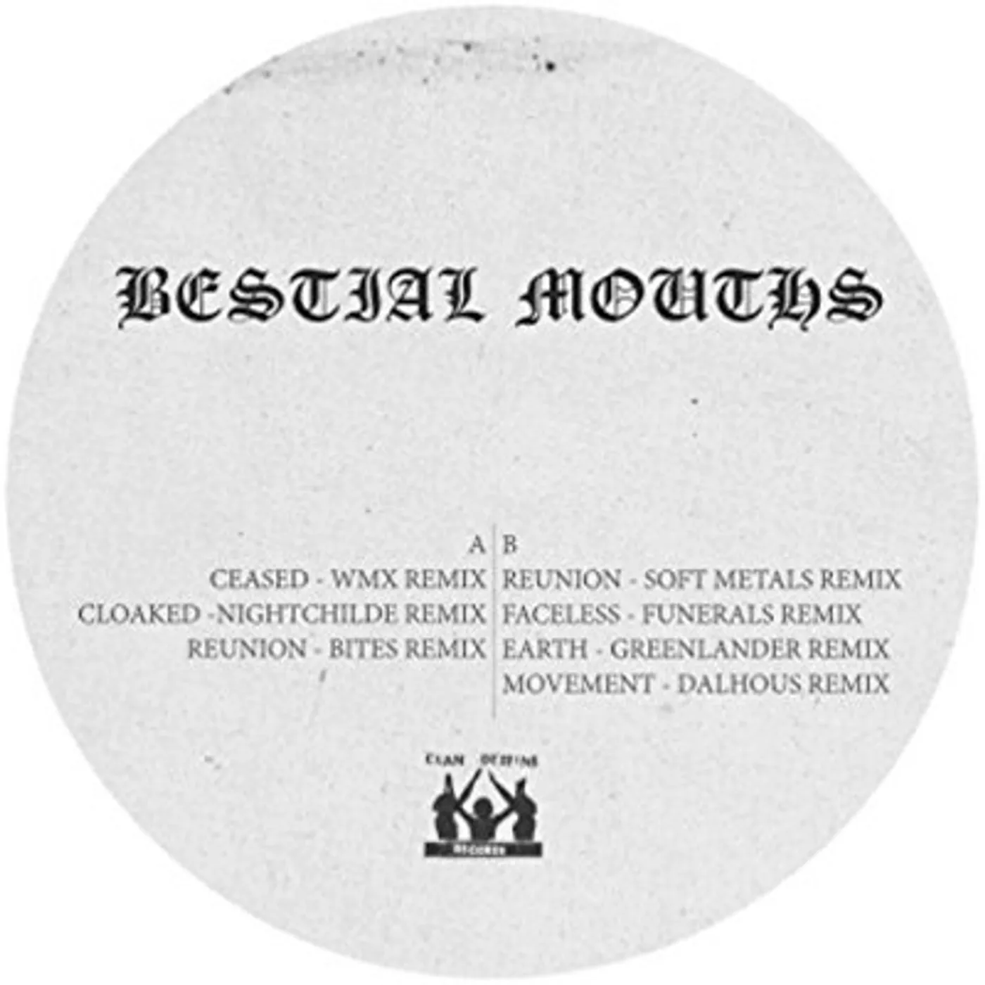 Bestial Mouths REMIXES Vinyl Record