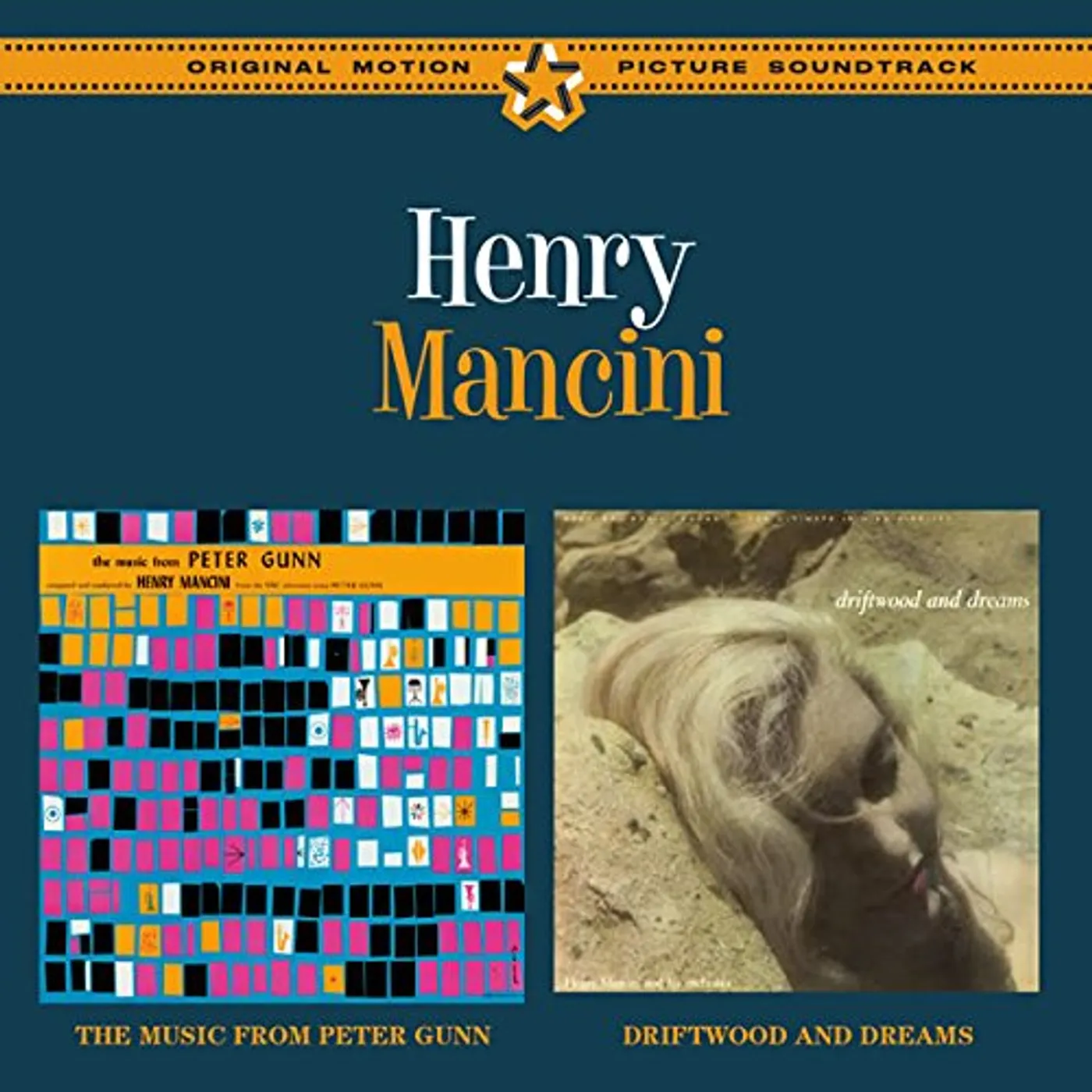 Henry Mancini MUSIC FROM PETER GUNN + DRIFTWOOD & DREAMS CD