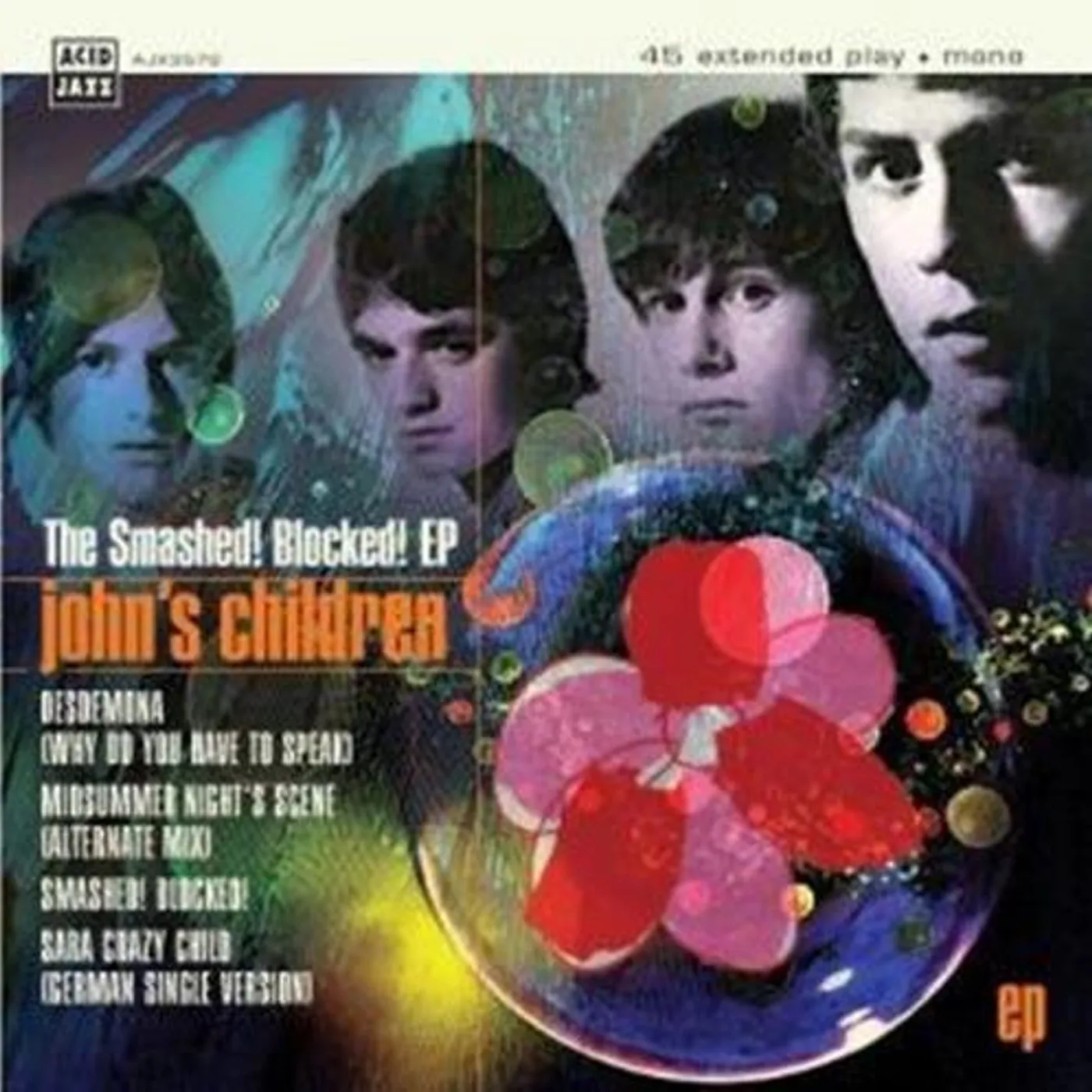 John's Children SMASHED BLOCKED Vinyl Record